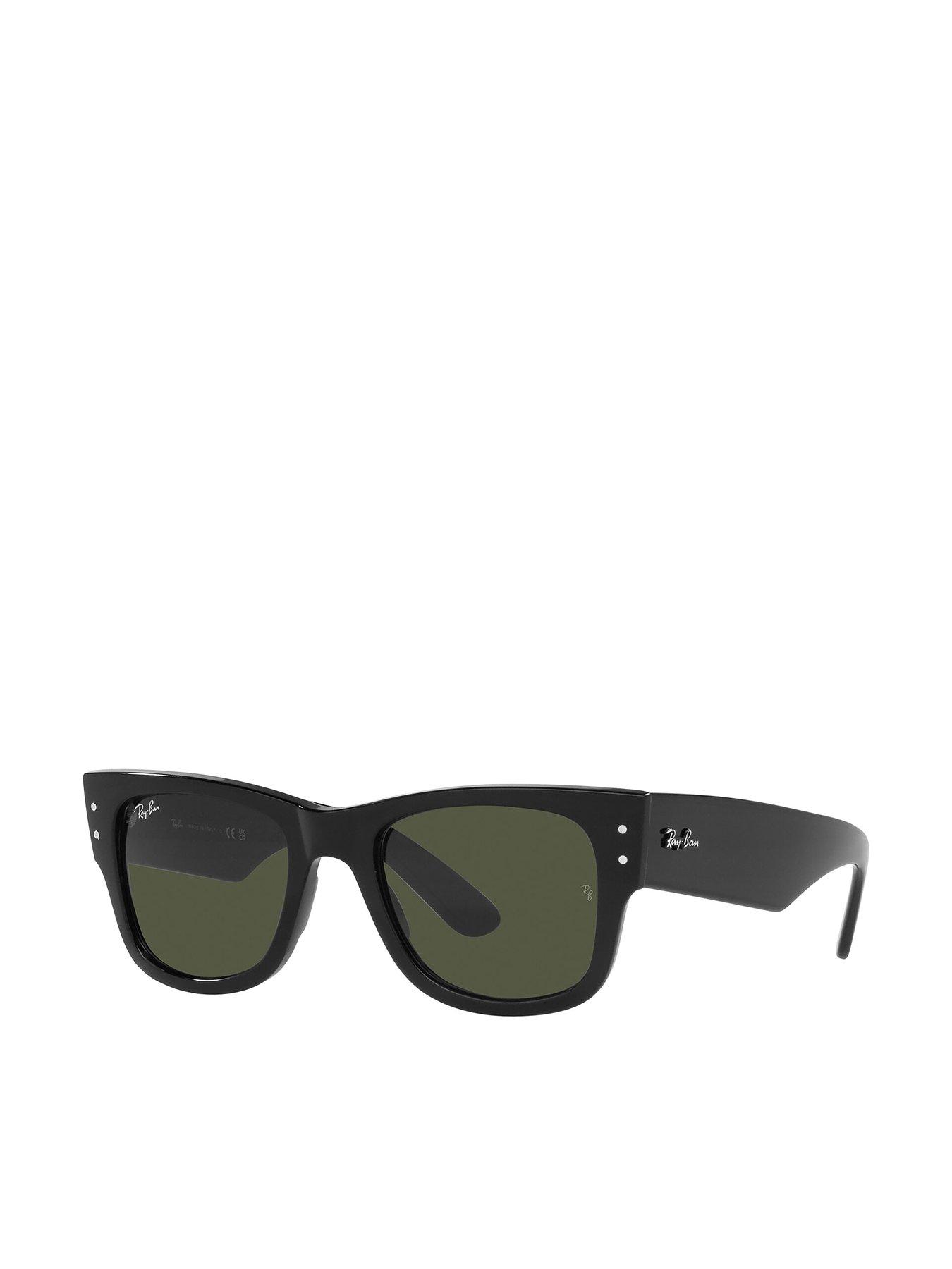 undefined Mega Wayfarer Square Sunglasses - Black