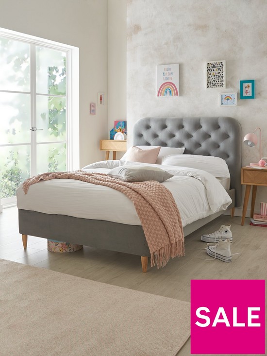 front image of very-home-easton-small-double-bed-with-mattress-option-buy-and-save