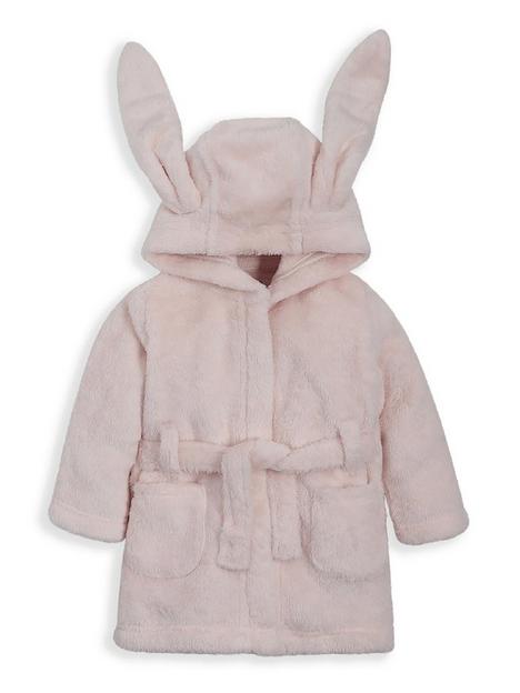 mamas-papas-baby-girls-bunny-dressing-gown-pink
