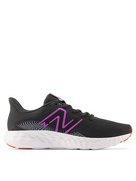 new balance womens running 411 trainers - black/pink