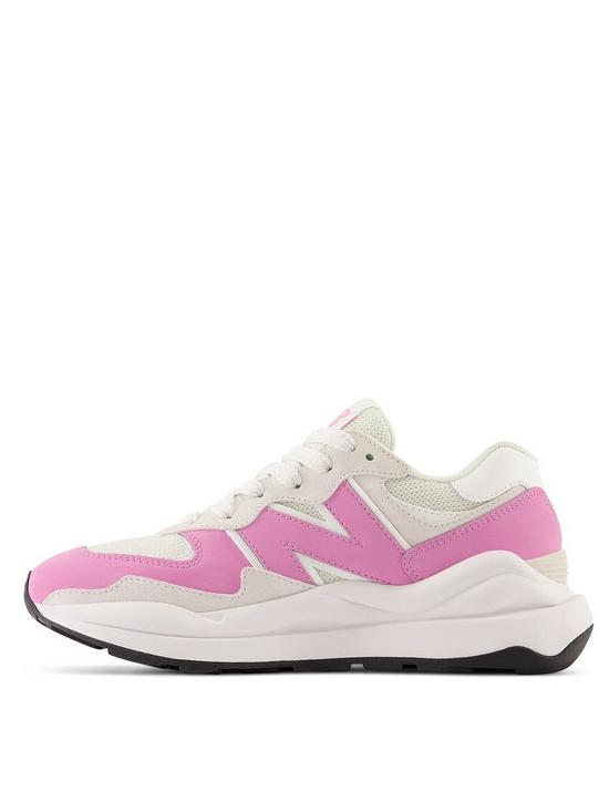 New Balance 5740 Trainers - White/Pink | very.co.uk