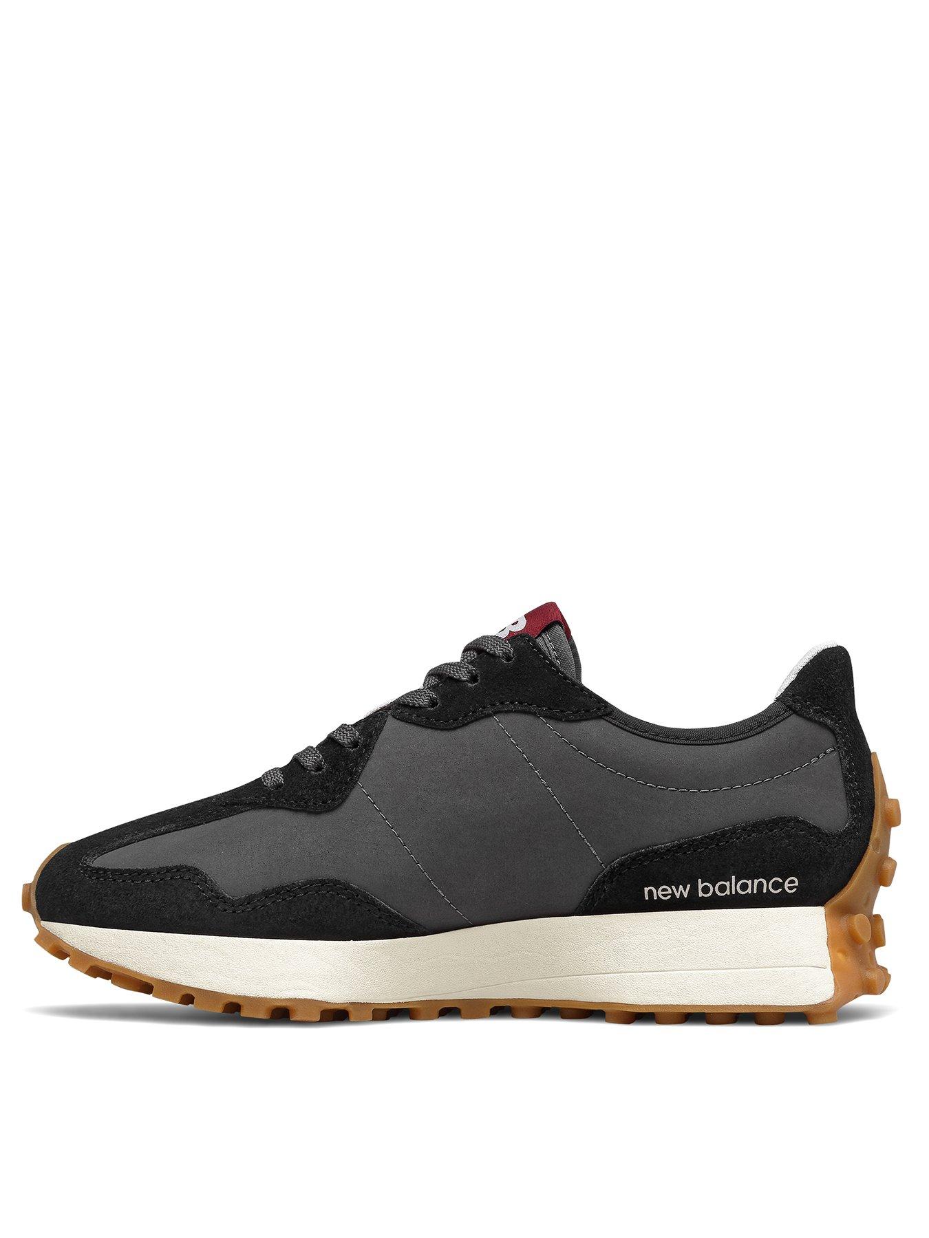 Womens 327 Trainers Black Grey