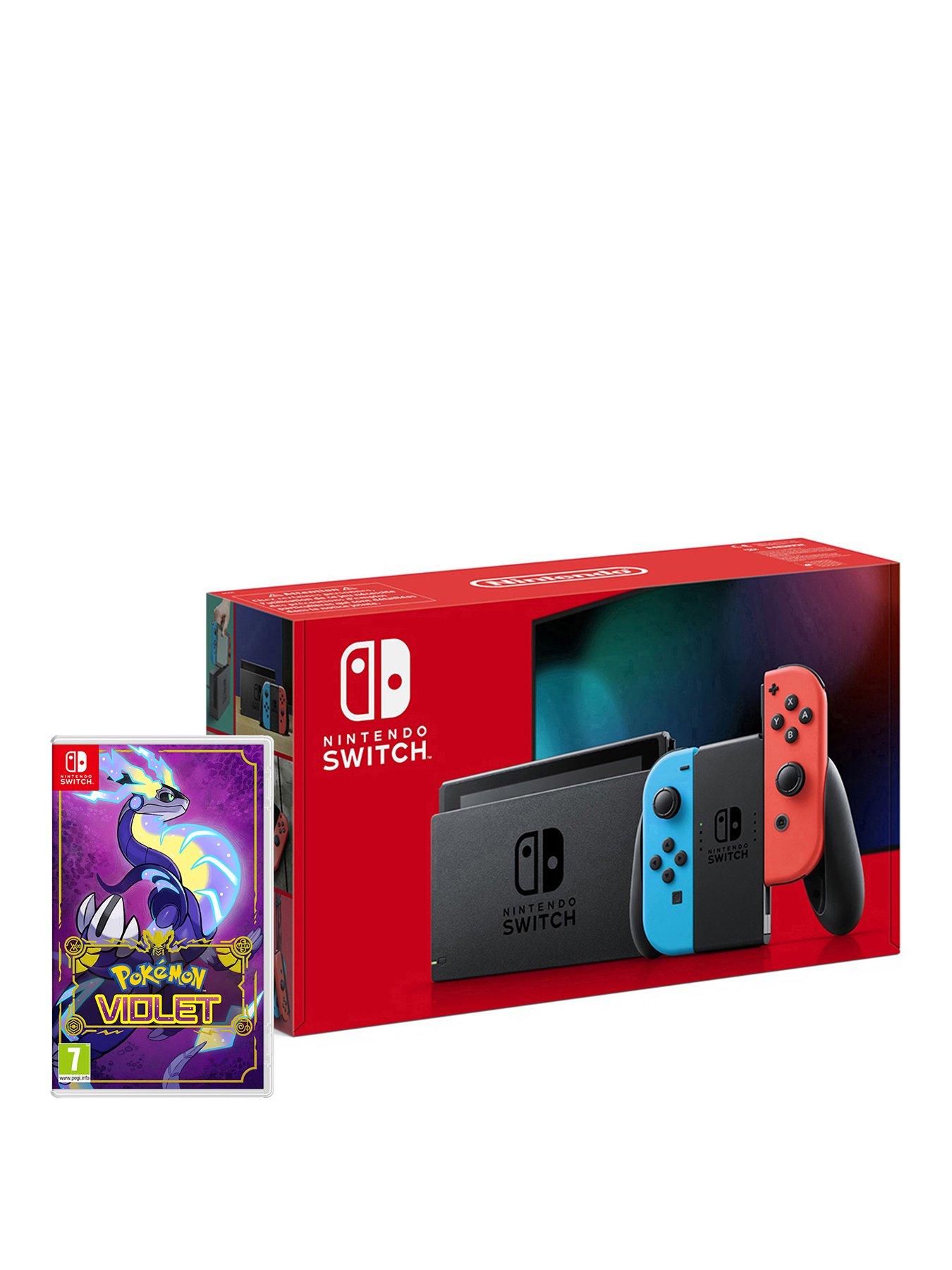 Nintendo Switch Neon Console 1.1 & Pokemon Violet very.co.uk