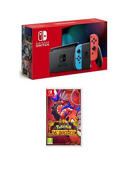 Nintendo Switch Neon Console 1.1  Pokemon Scarlet