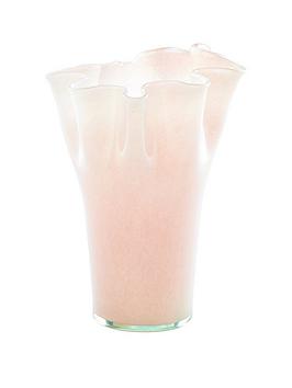 Product photograph of Serena Hankerchief Glass Vase from very.co.uk