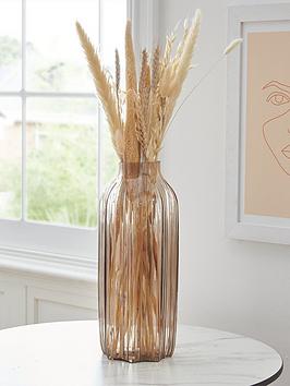 Product photograph of Very Home Chiara Glass Vase from very.co.uk