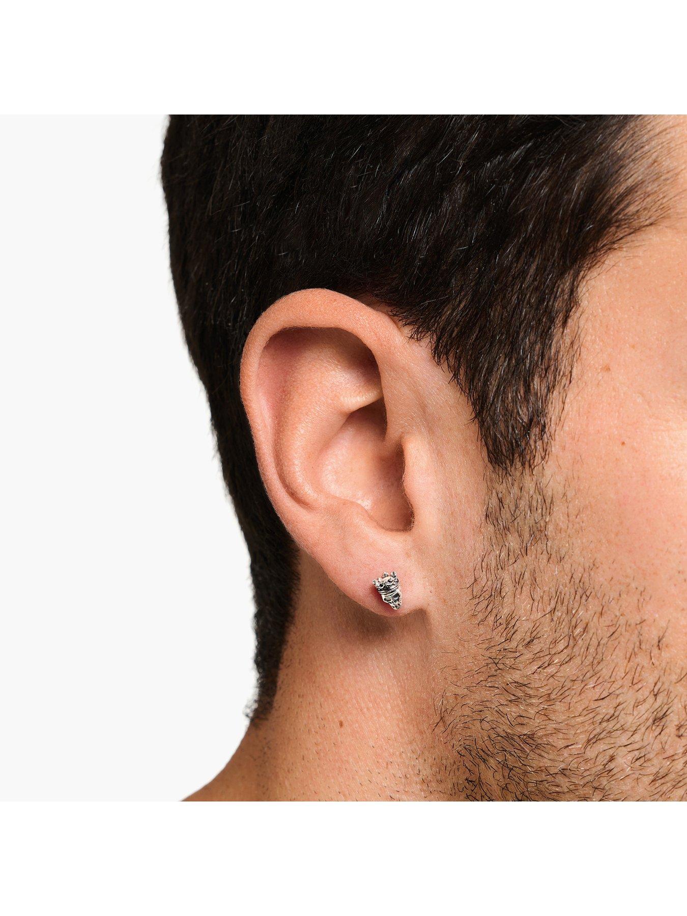 Image 4 of 5 of Thomas Sabo King Skull Ear Studs
