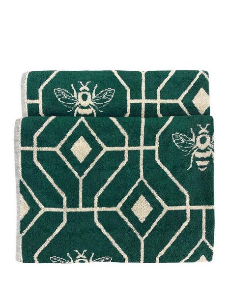 furn-bee-deco-geometric-cotton-jacquard-bath-towel
