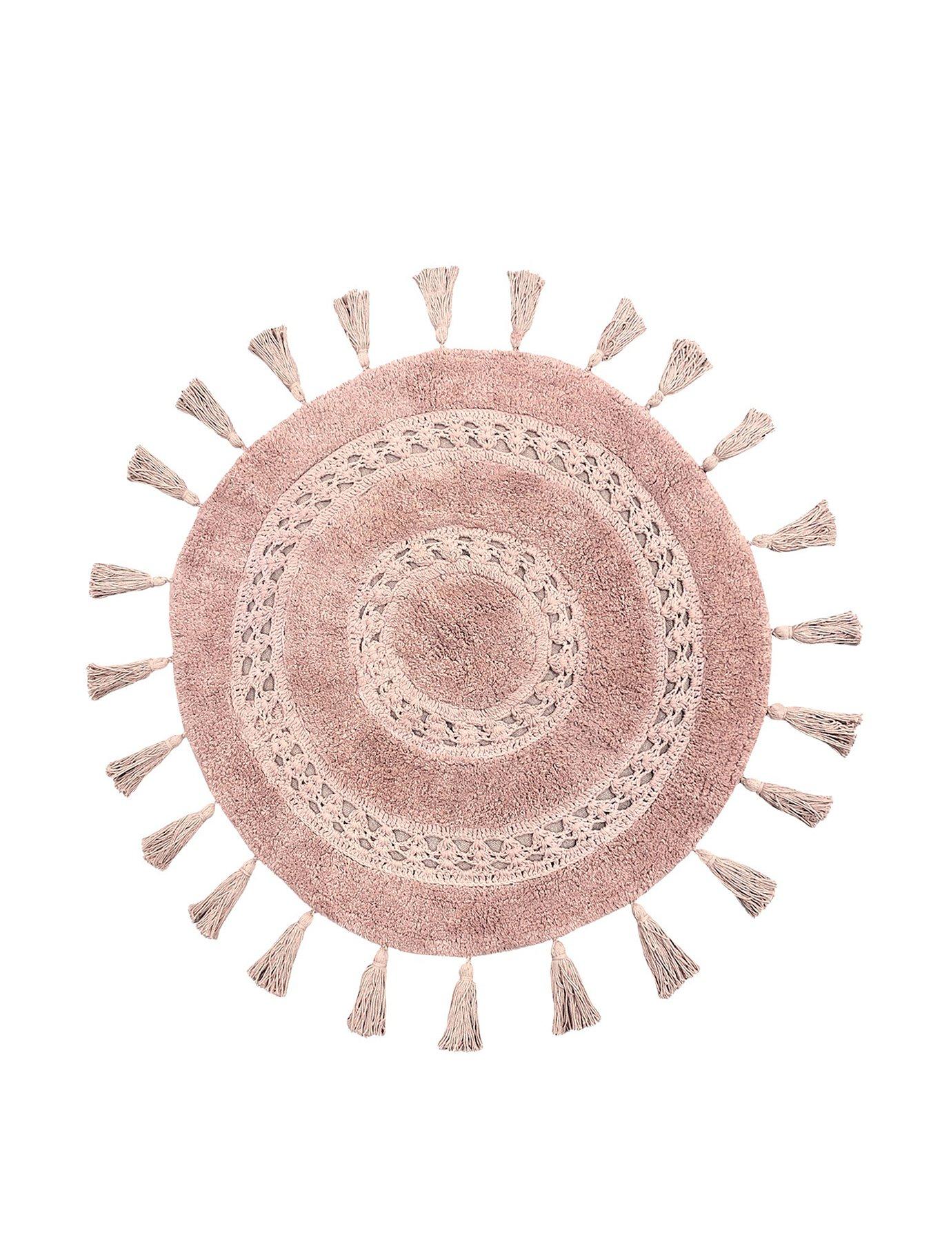 the-linen-yard-circle-tassel-mandala-cotton-non-slip-bathmat
