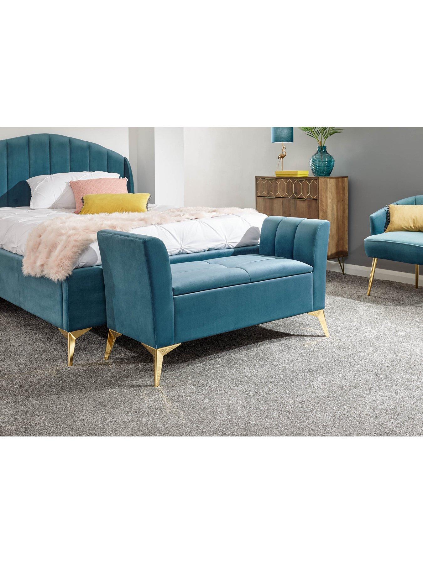 Image 2 of 6 of GFW Pettine Ottoman Storage Bench