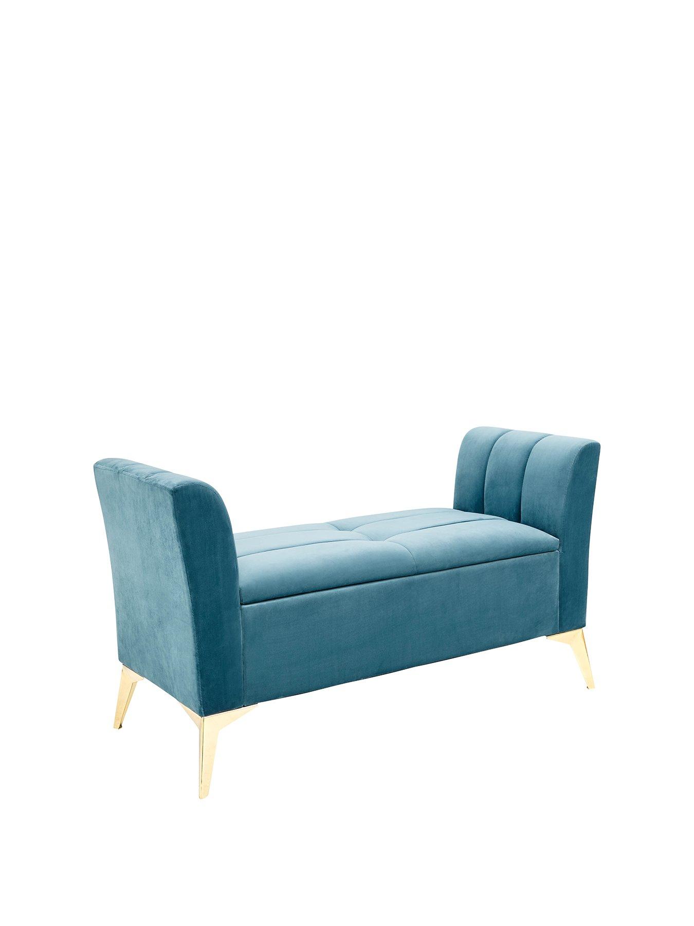 Image 3 of 6 of GFW Pettine Ottoman Storage Bench