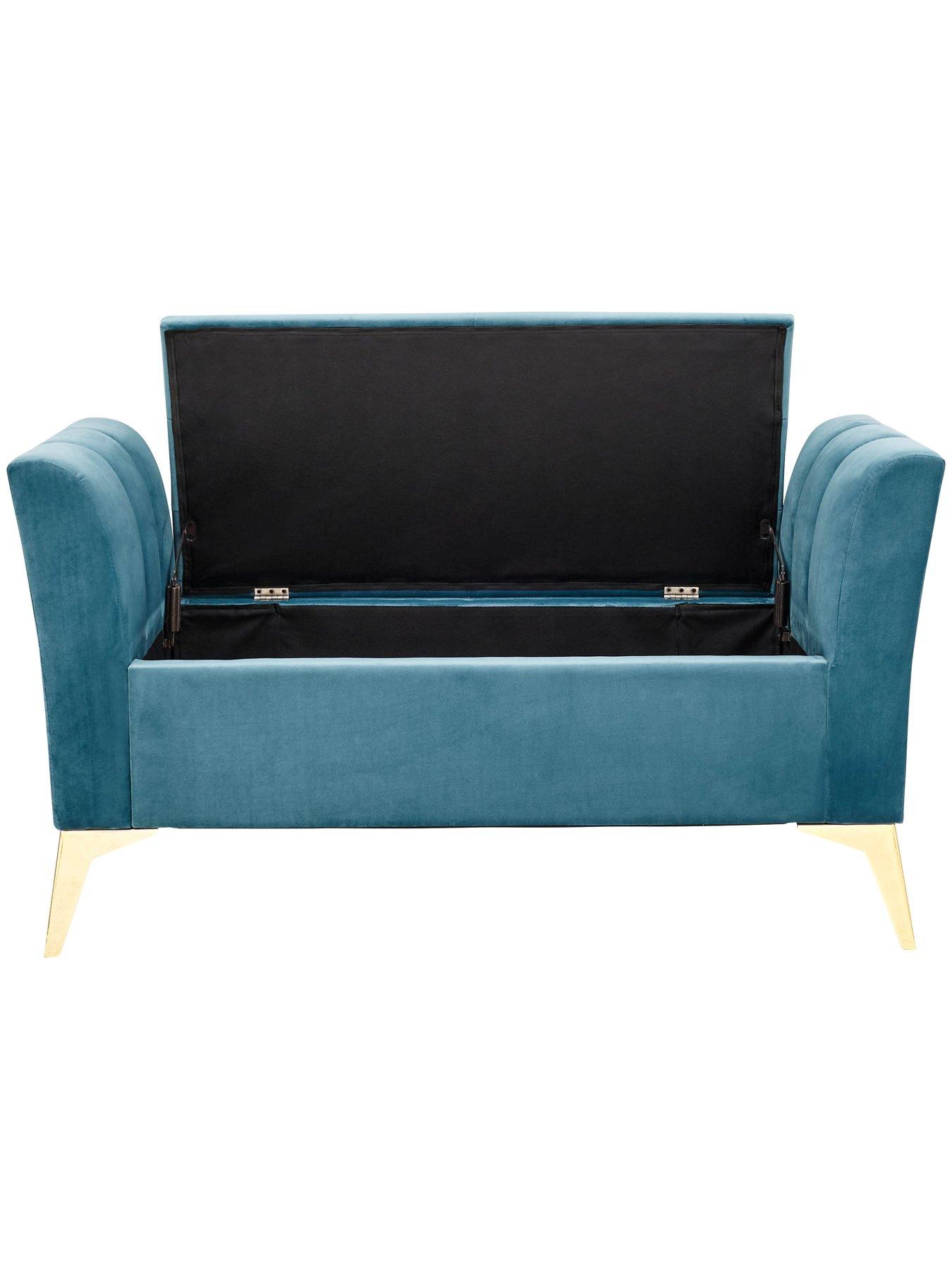 Image 4 of 6 of GFW Pettine Ottoman Storage Bench