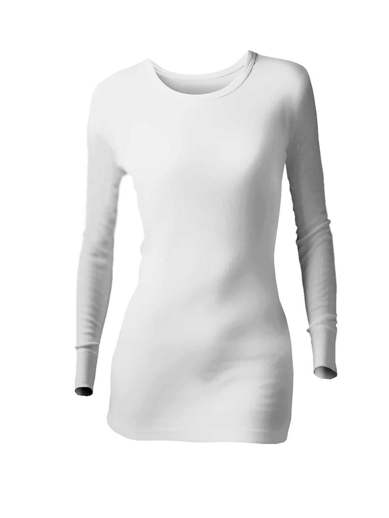 Image 1 of 2 of Heat Holders Thermal Long Sleeve Vest - White