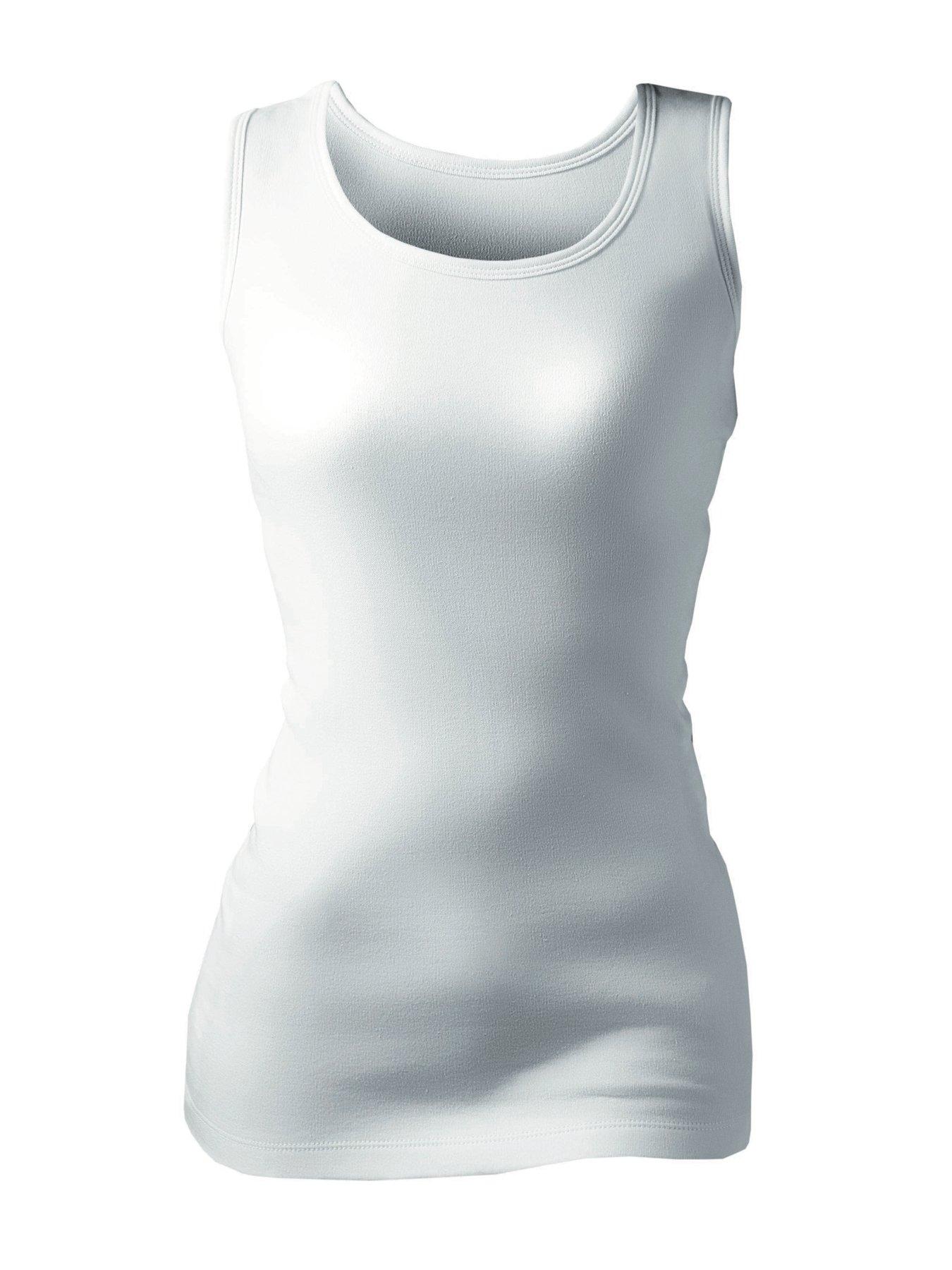 Image 1 of 2 of Heat Holders Thermal Sleeveless Vest - White