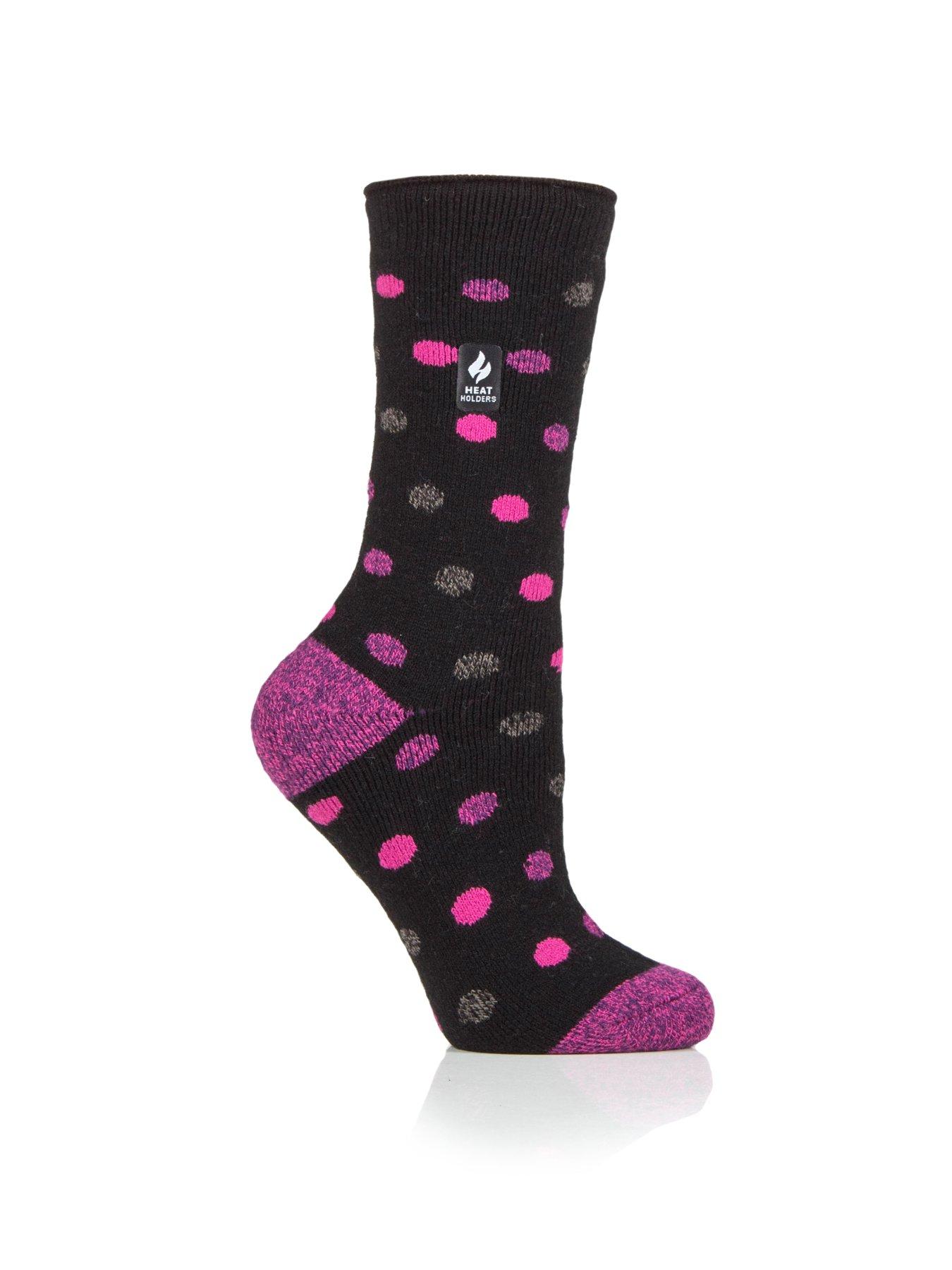 undefined Malaga Core Lite Dots Socks - Black/berry
