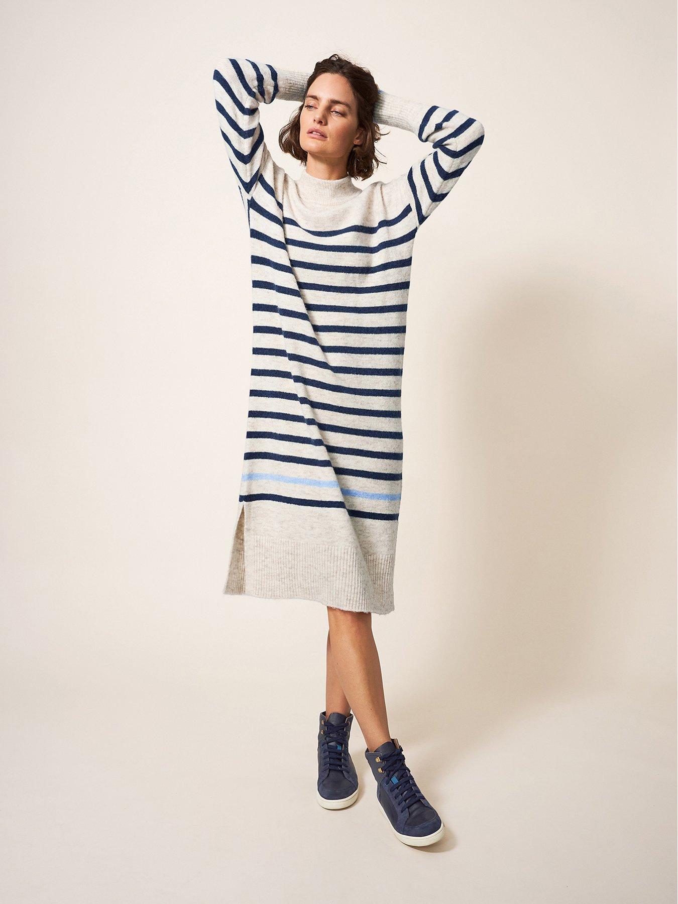 White stuff stripe dress sale