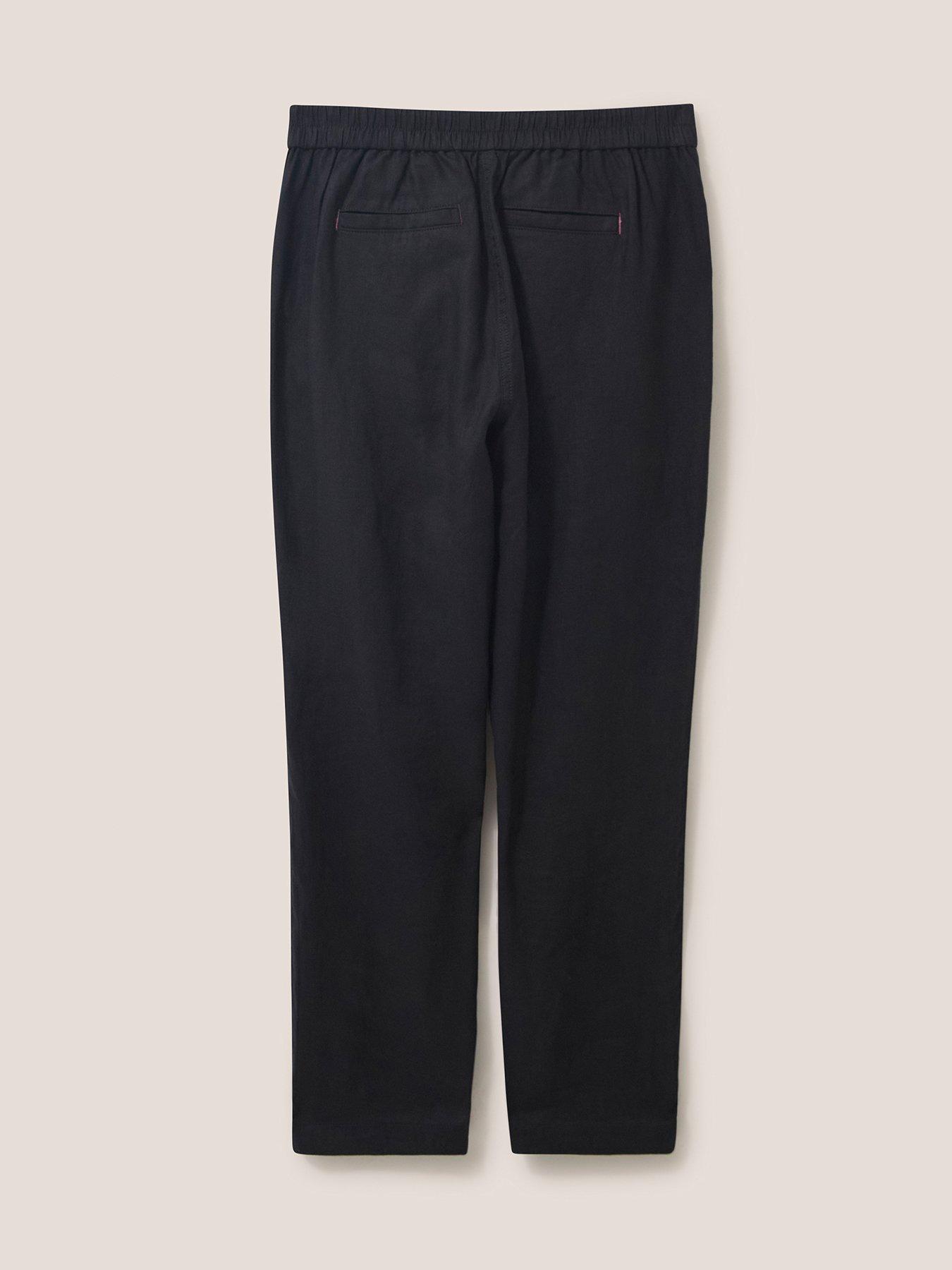 Image 5 of 6 of White Stuff Rowena Linen Trouser - Black
