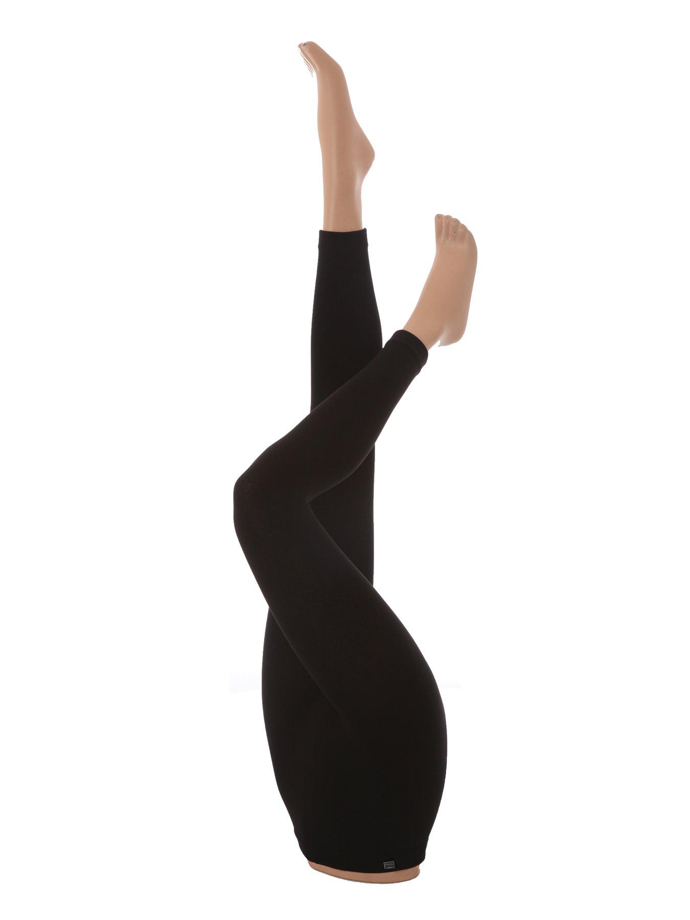 Buy Black Fleece Lined Thermal Footless Tights 1 Pair from Next