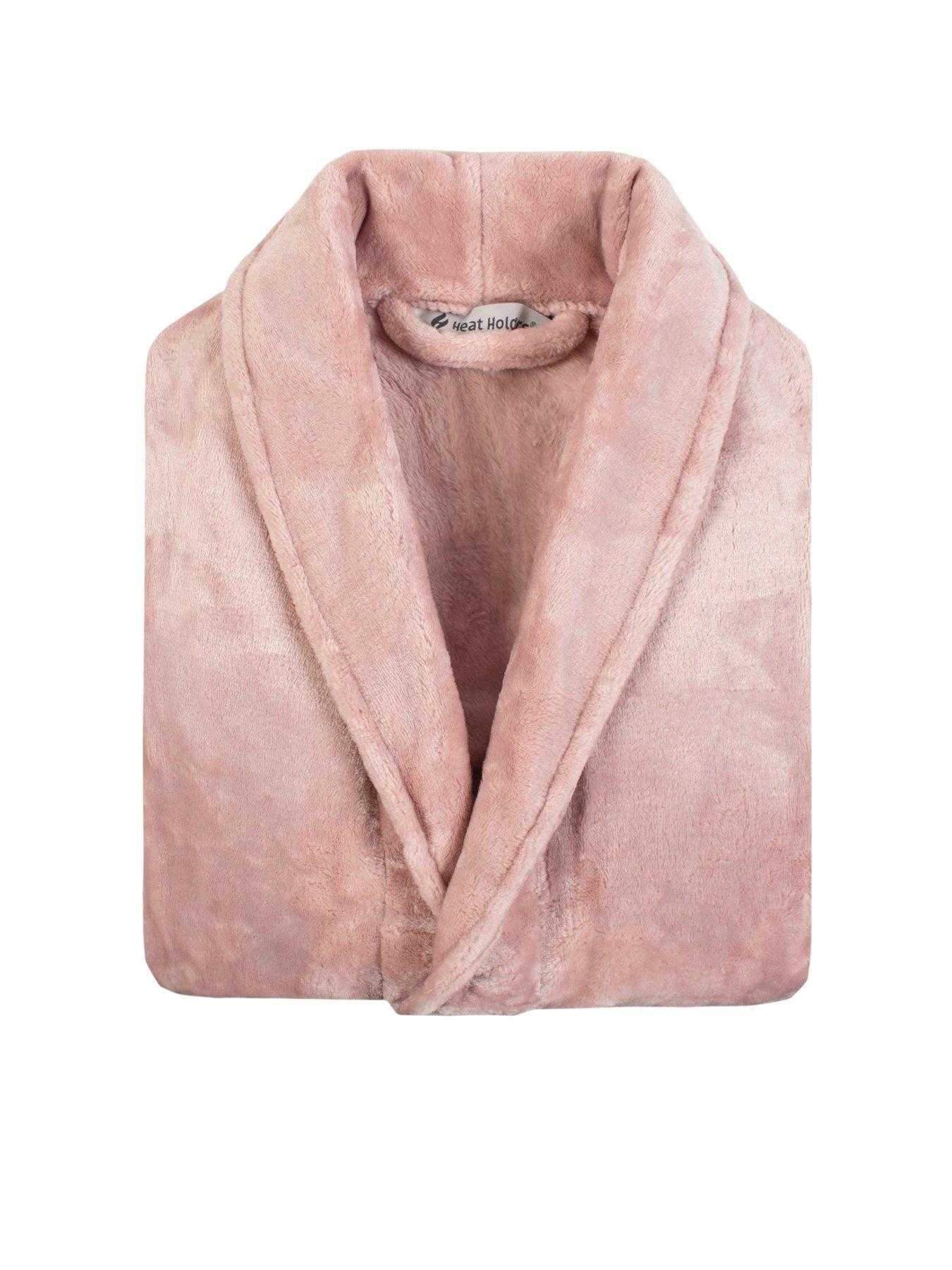 Dusty pink dressing clearance gown