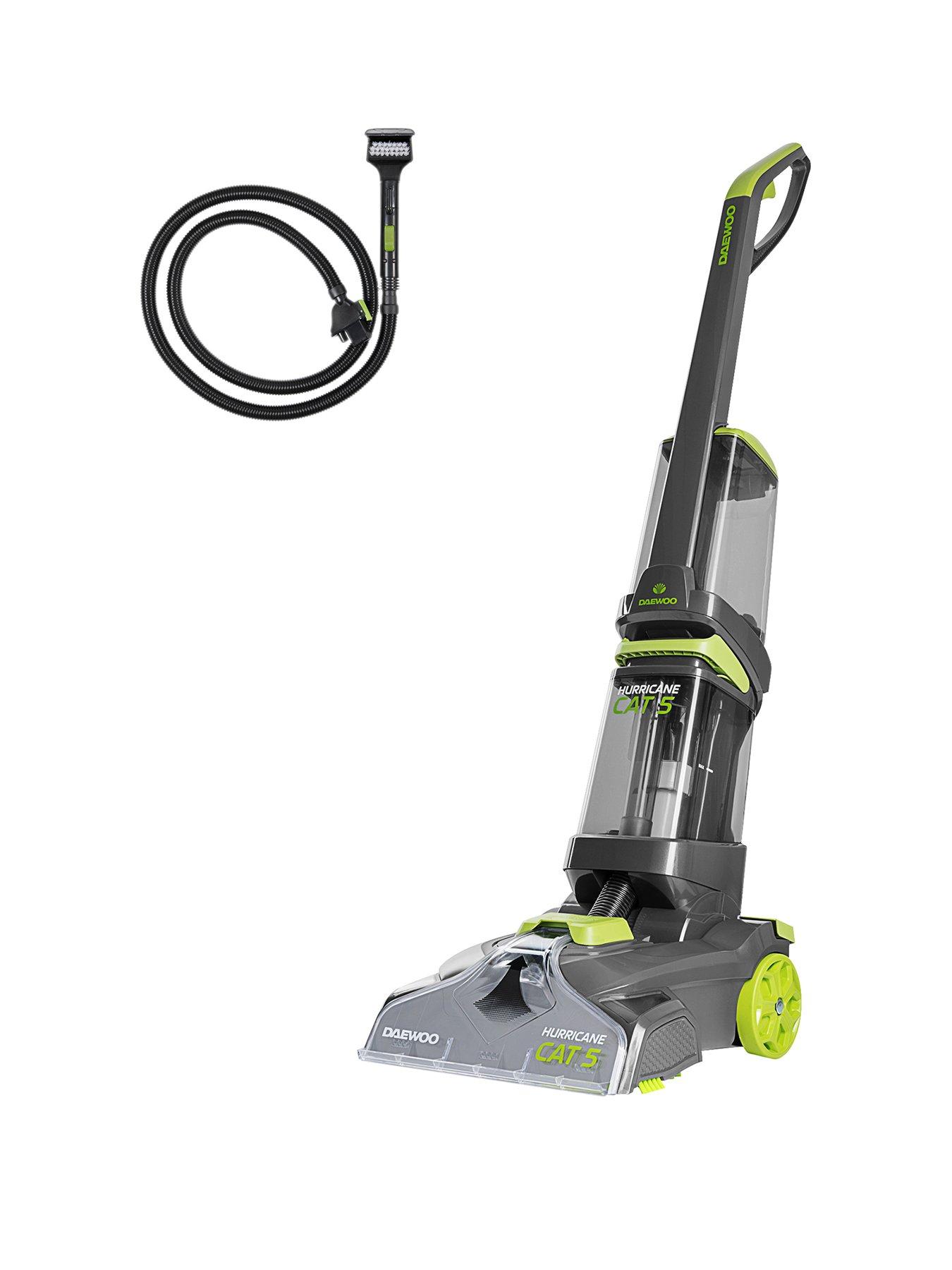 Image 1 of 7 of Daewoo Hurricane 700W Upright Carpet Washer with Spot Cleaner Upholstery Brush
