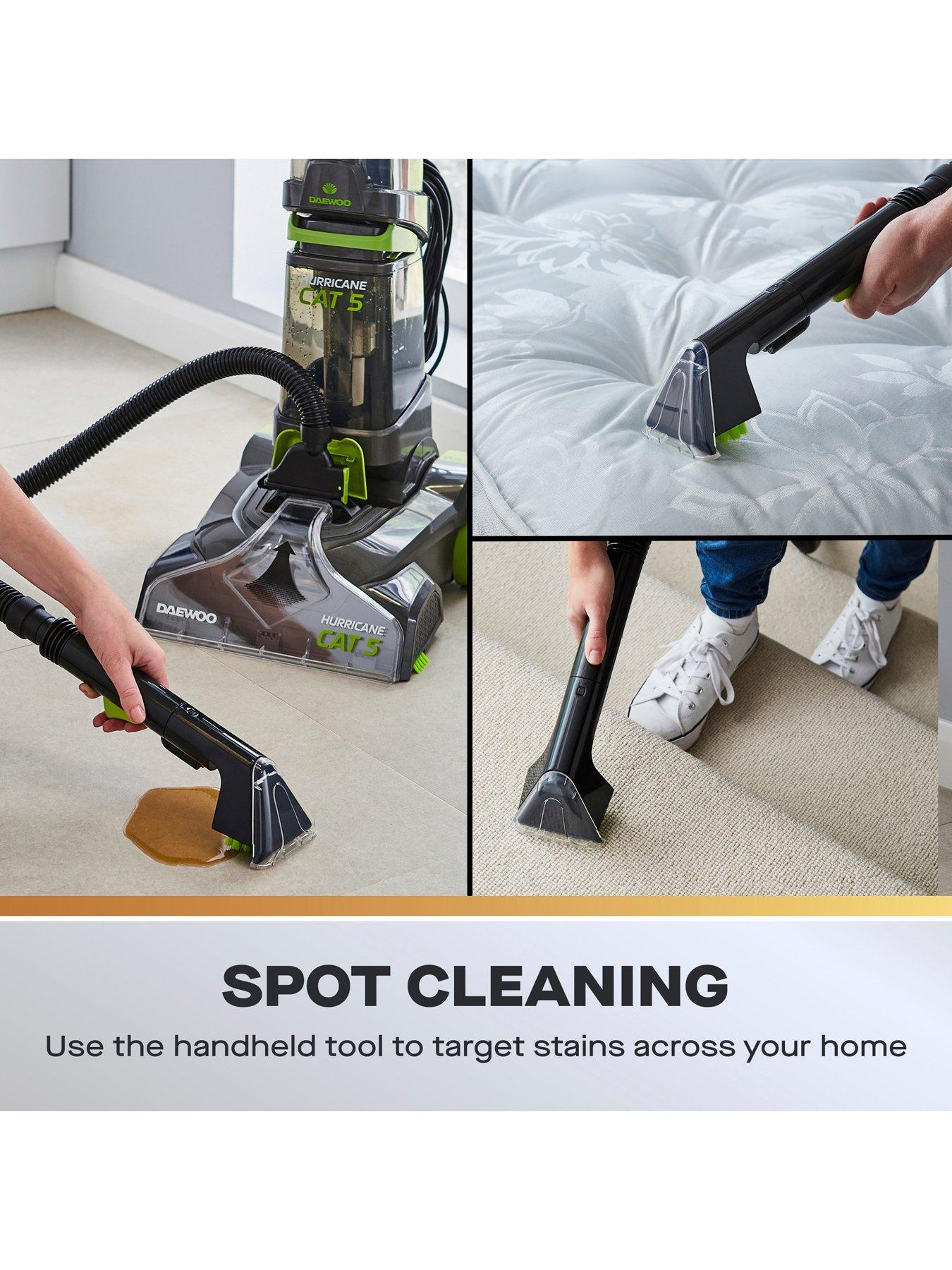 Image 4 of 7 of Daewoo Hurricane 700W Upright Carpet Washer with Spot Cleaner Upholstery Brush