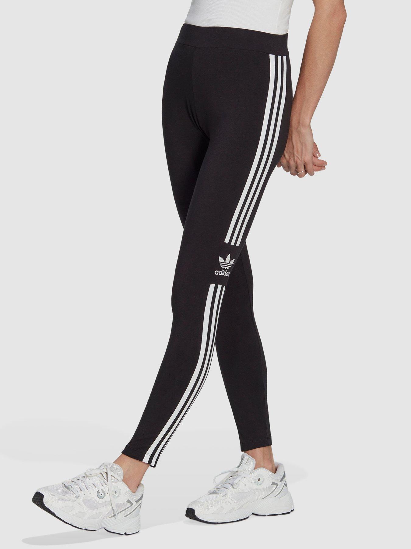 adidas Originals 3 Stripe Trefoil Leggings Black very