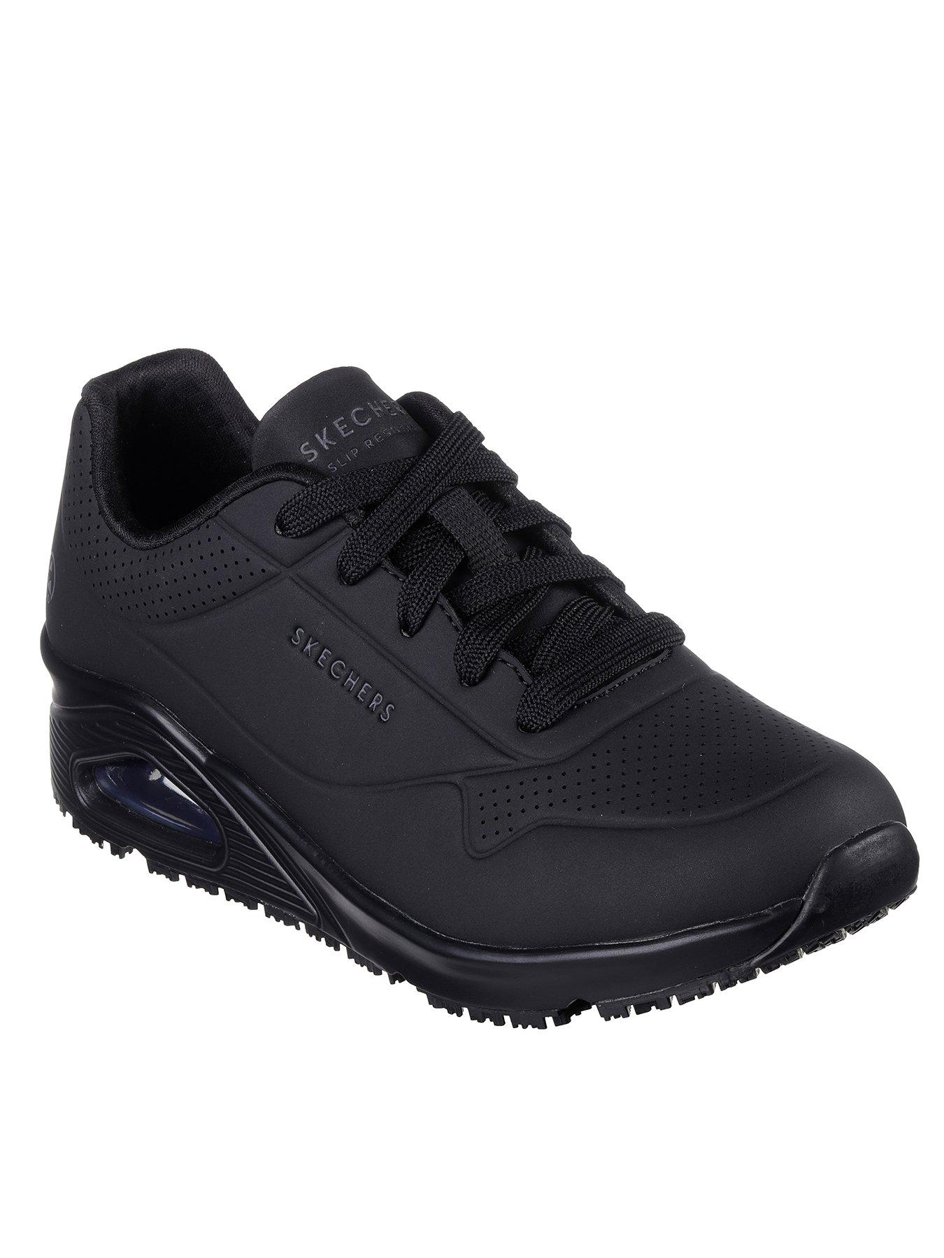 Womens Black Skechers All Black Skechers Very