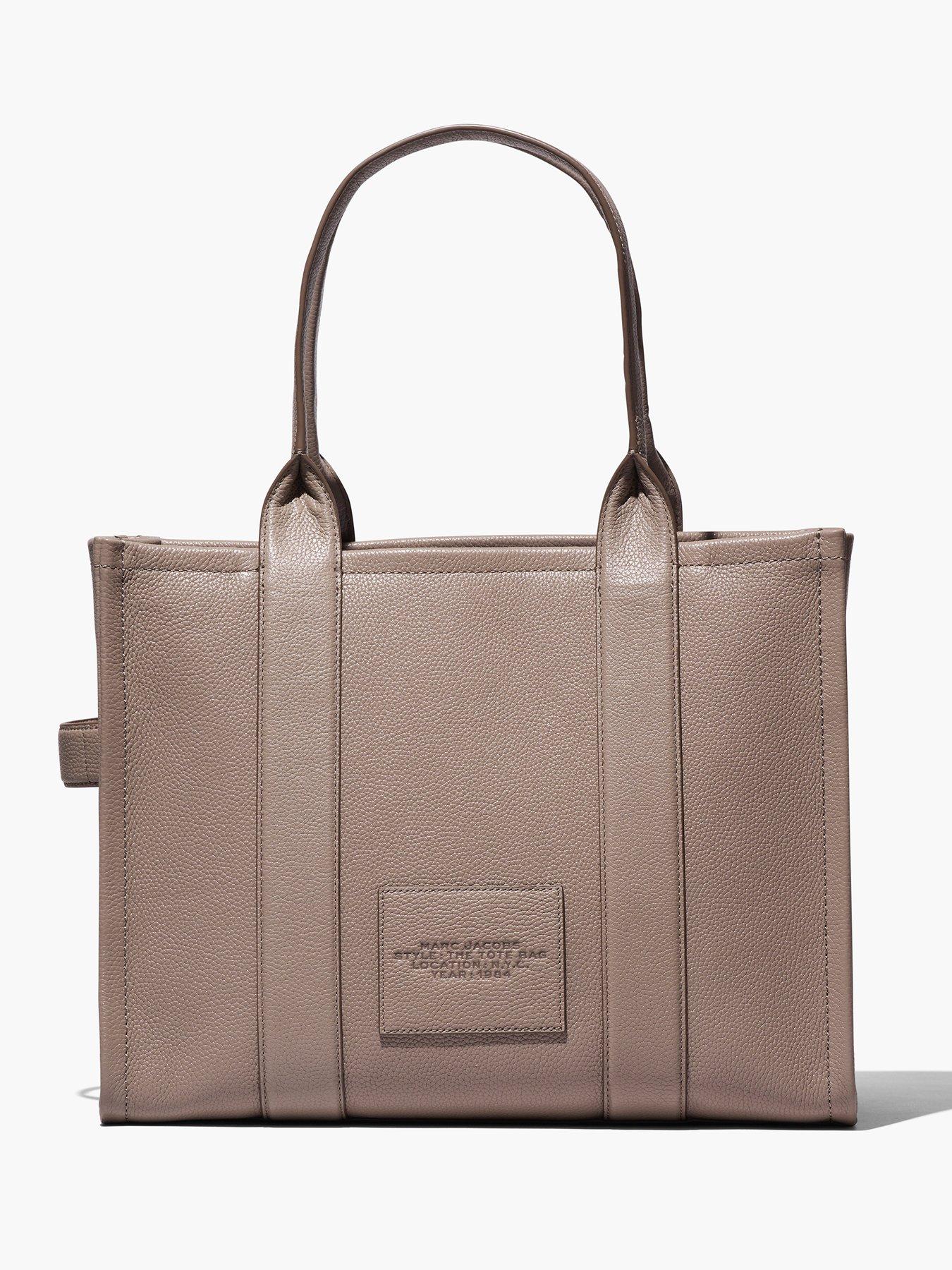 Image 4 of 5 of MARC JACOBS The Large Leather Tote Bag - Cement
