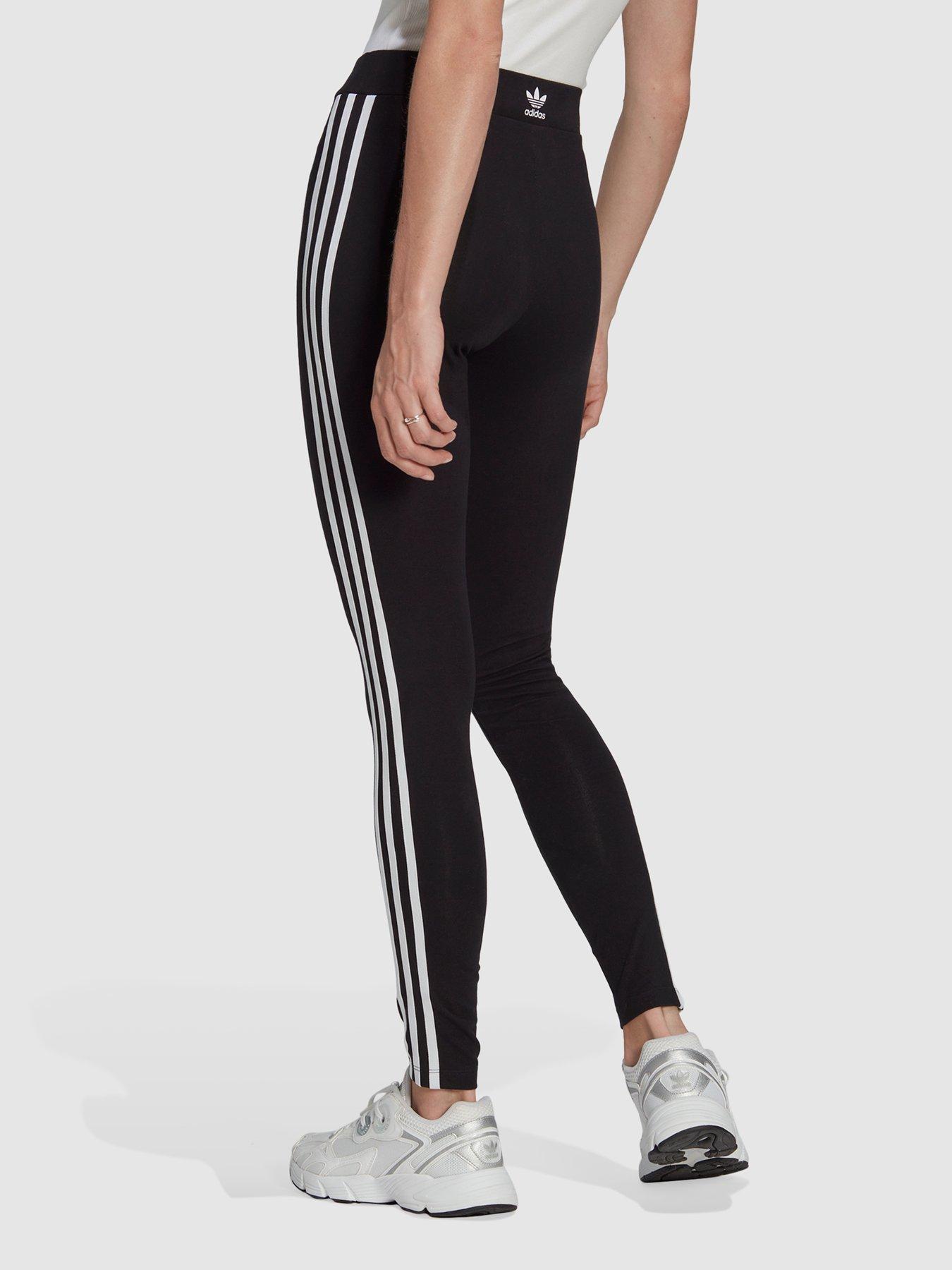 adidas Originals 3 Stripe Leggings - Black