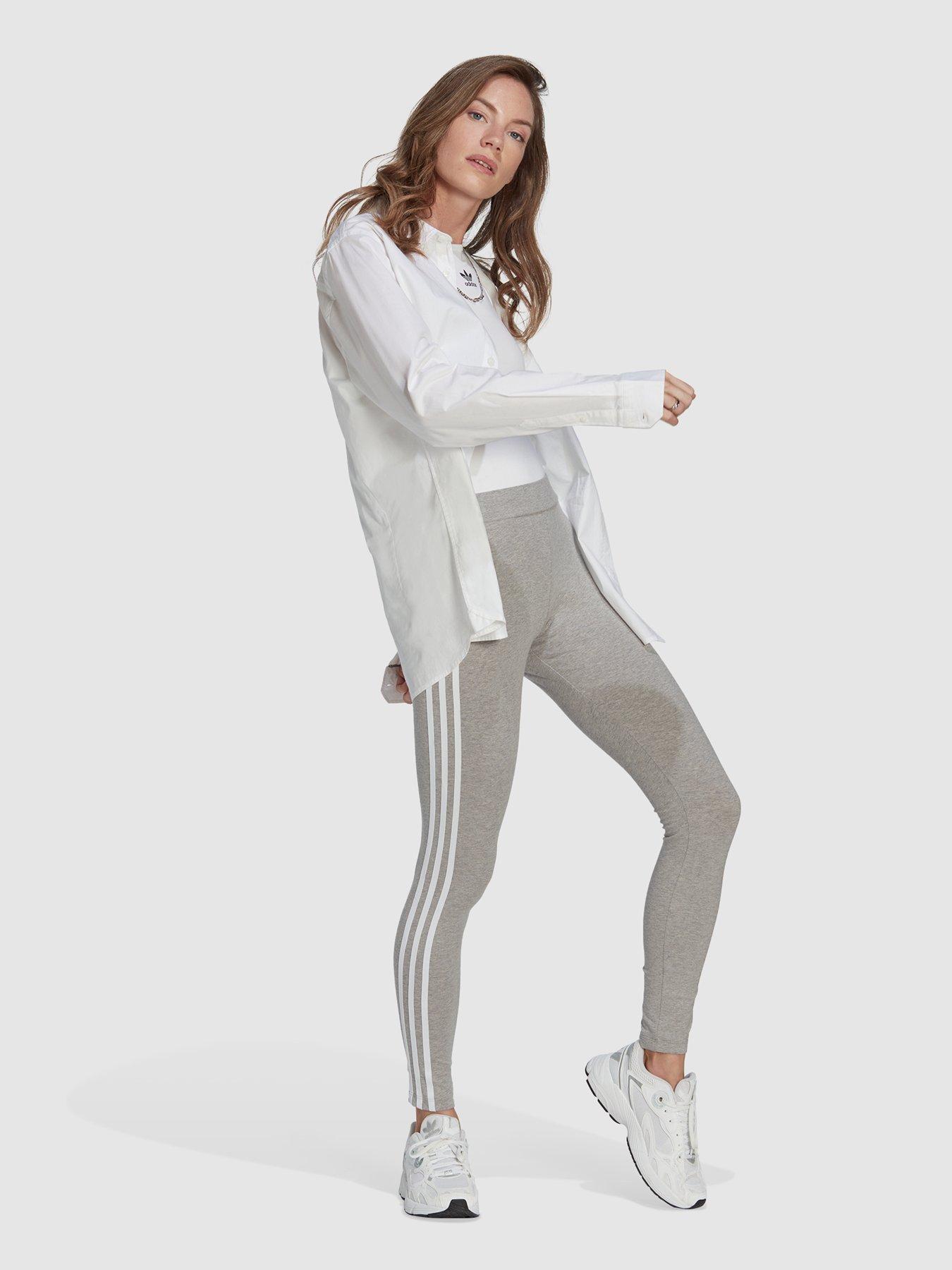 Adidas originals leggings outlet grey