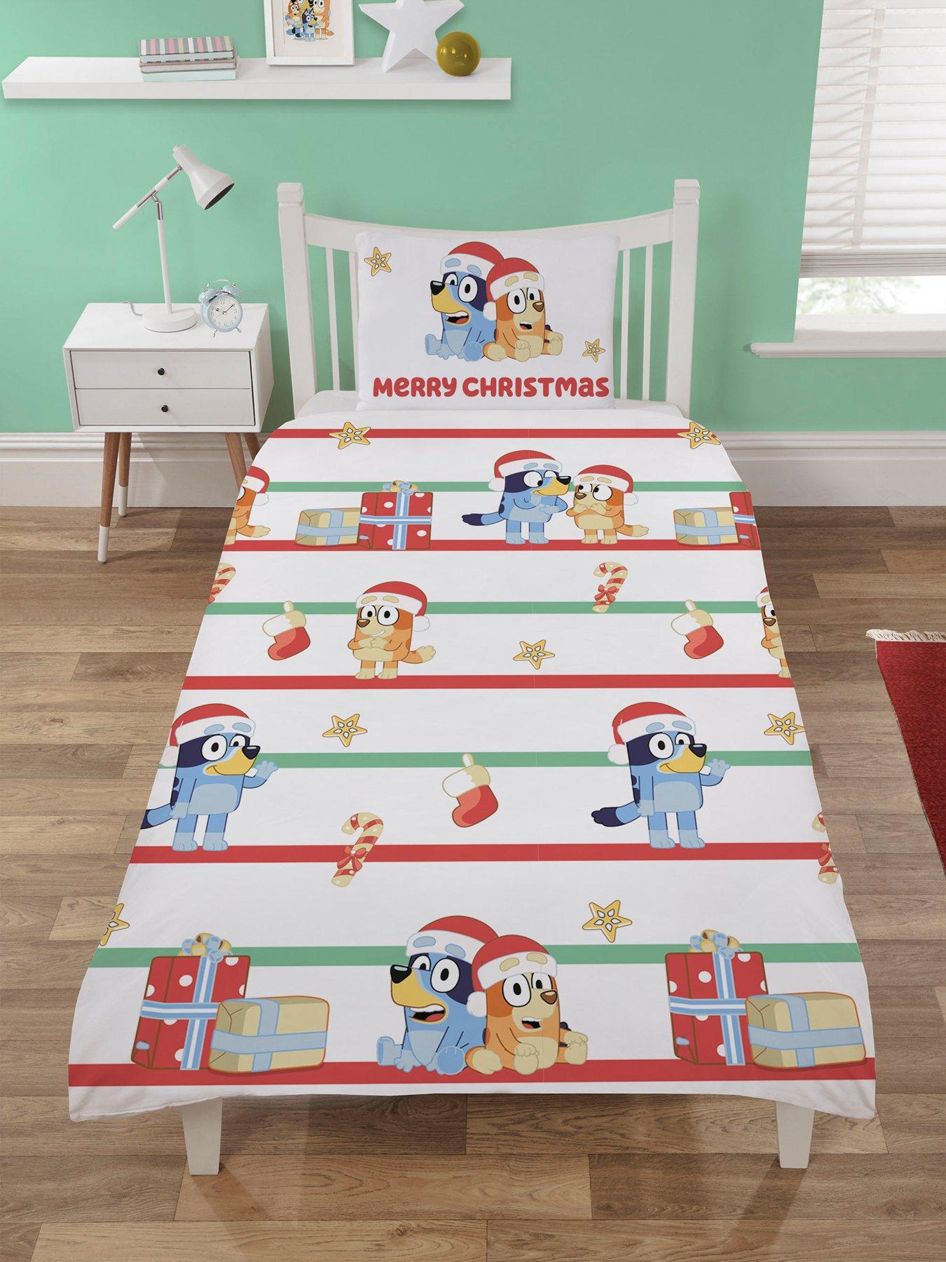 Bluey Christmas Single Duvet Set - Multi