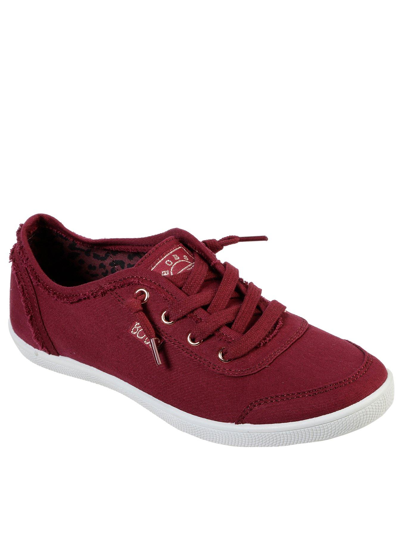 Skechers Bobs B Cute Plimsolls - Red | very.co.uk