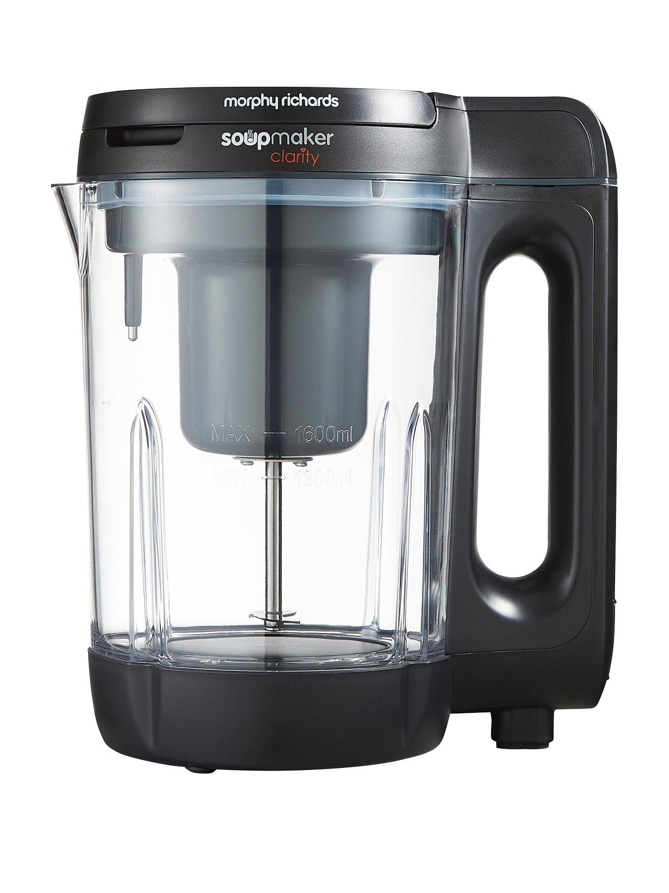 Product photograph of Morphy Richards Clarity 501050 Soup Maker - Clear from very.co.uk