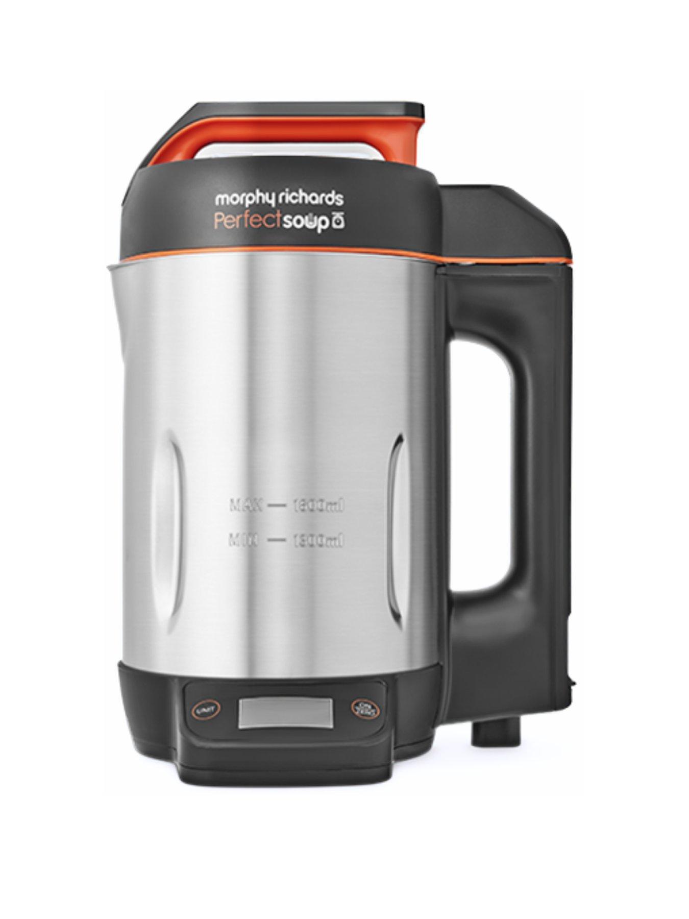 Product photograph of Morphy Richards Perfect 501025 Soup Maker - Stainless Steel from very.co.uk