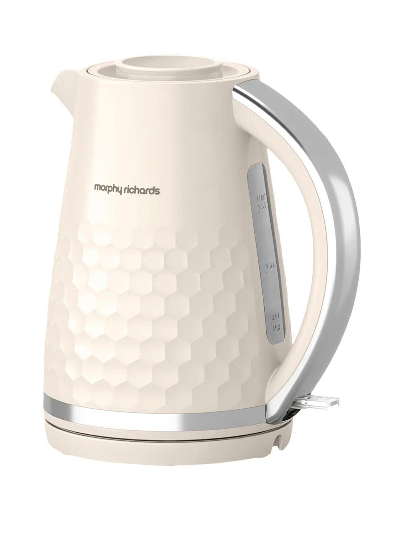 Product photograph of Morphy Richards Hive 108272 Kettle - Cream from very.co.uk