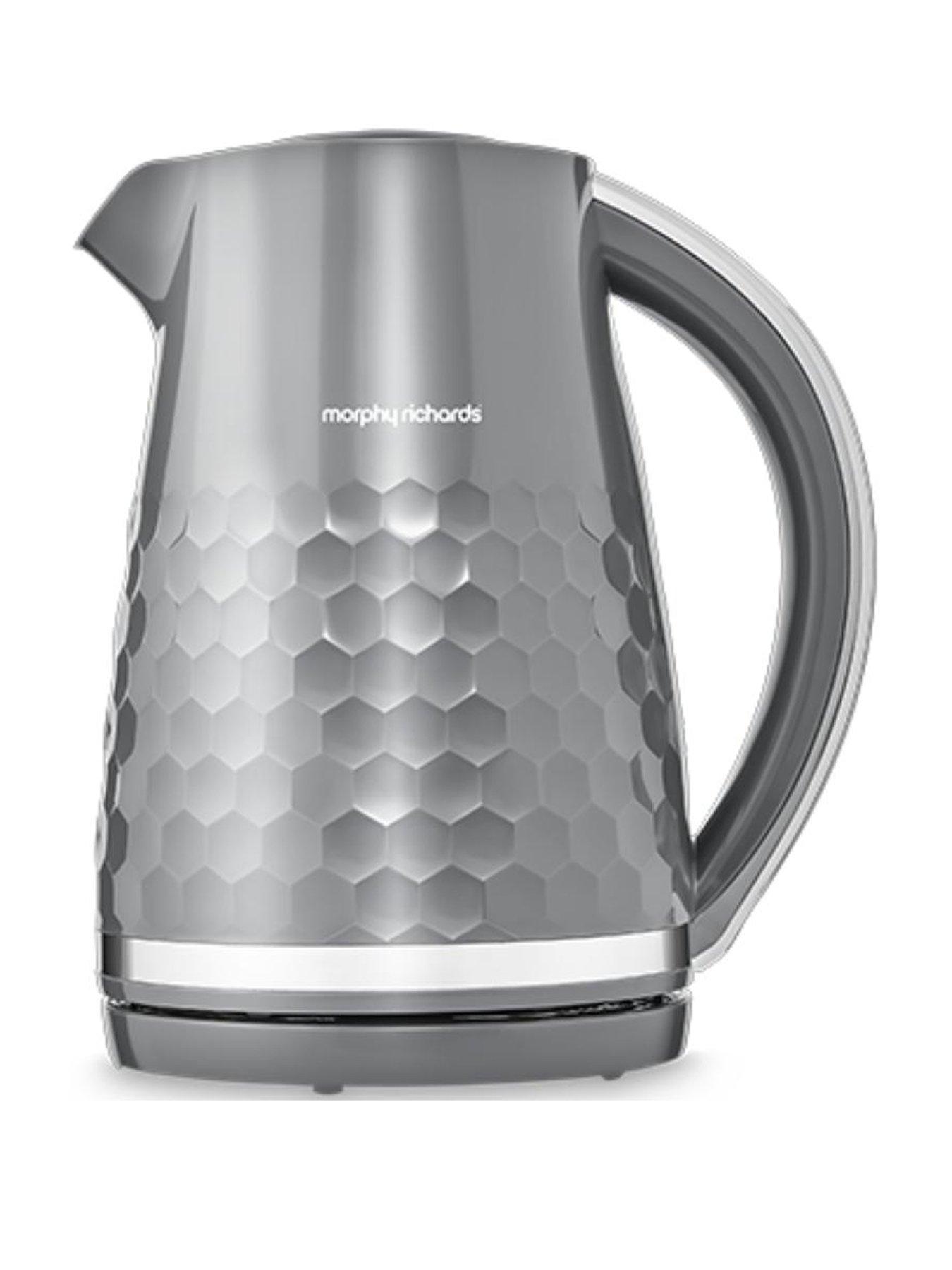 Product photograph of Morphy Richards Hive 108273 Kettle - Grey from very.co.uk