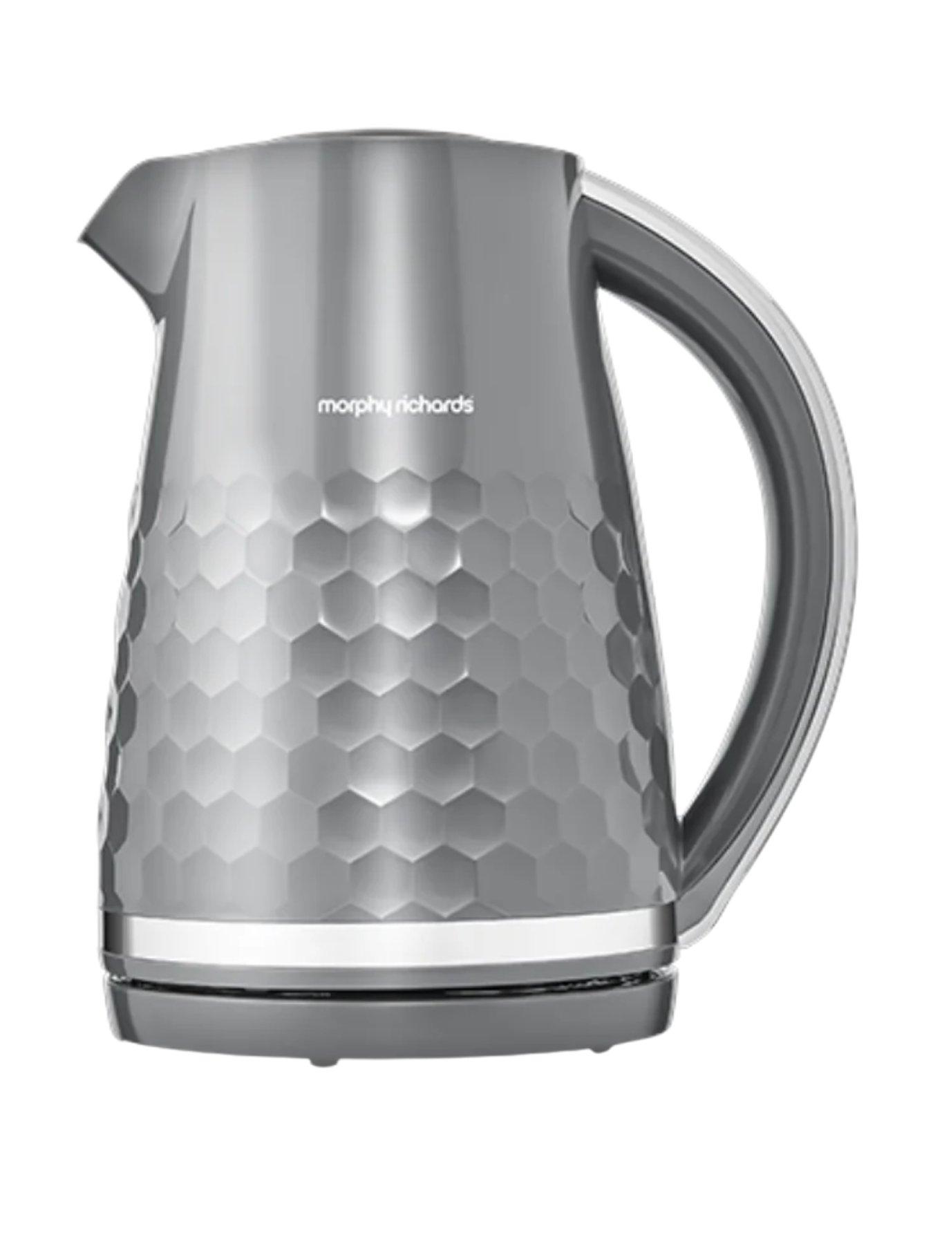 Product photograph of Morphy Richards Hive 108273 Kettle - Grey from very.co.uk