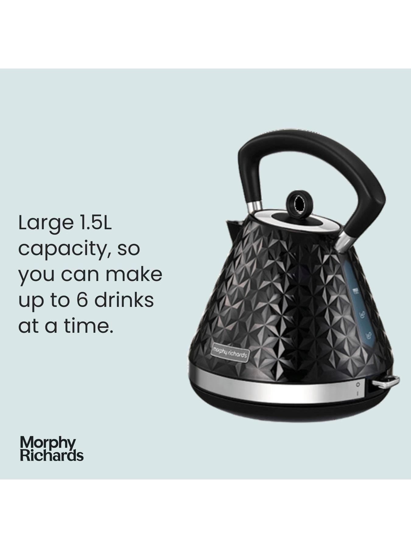 Morphy Richards Pyramid Kettle Prism 108107 Purple Electric Kettle.  .co.uk