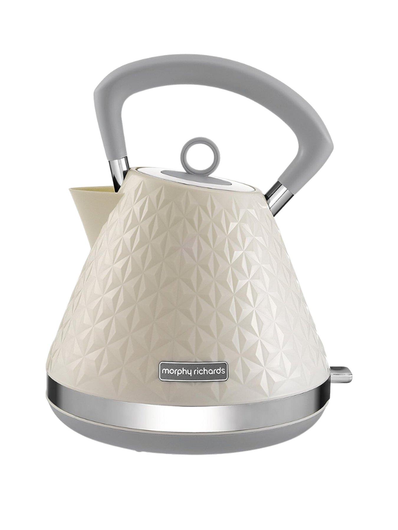 Morphy richards accents kettle hot sale white