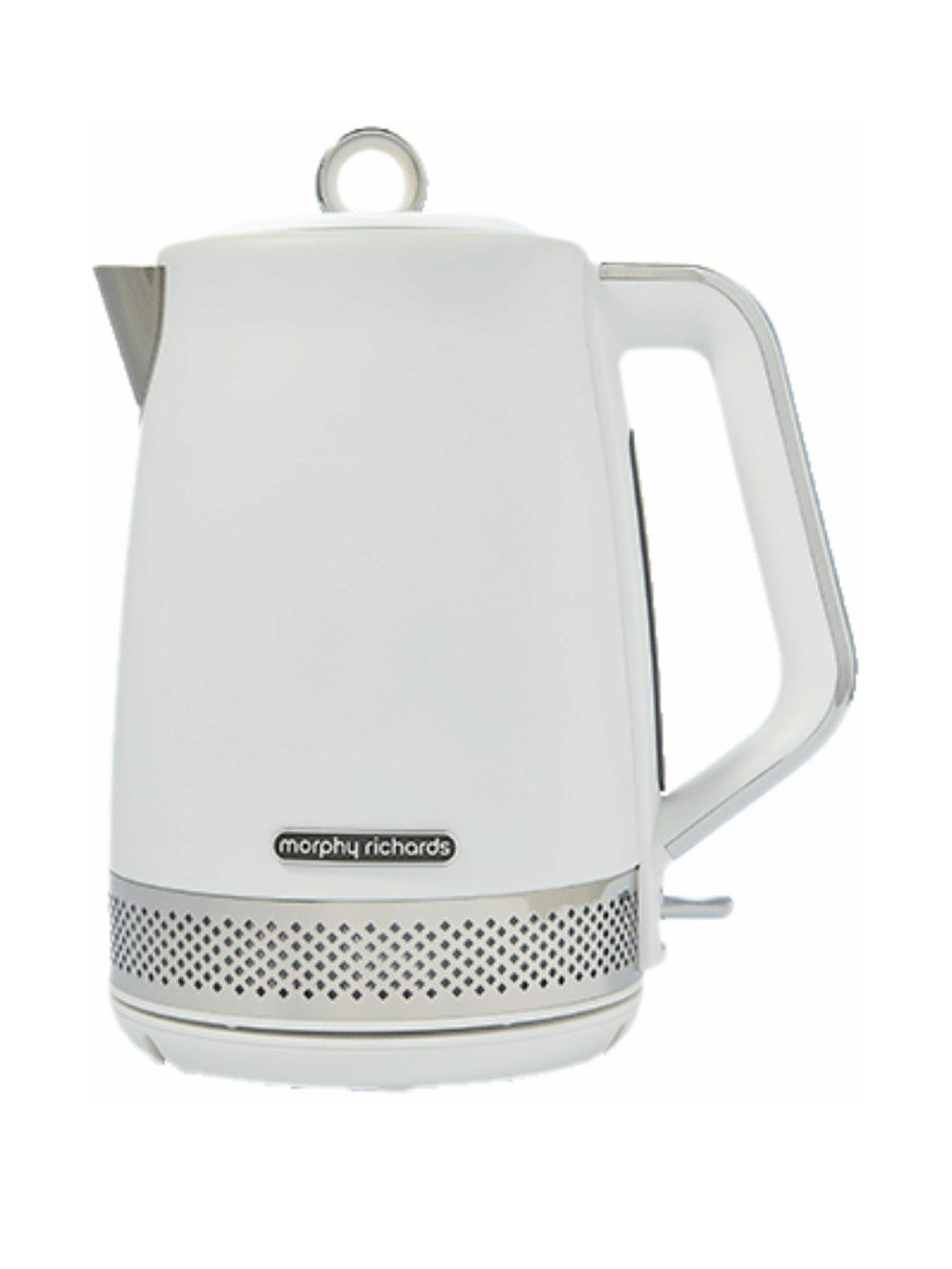 Product photograph of Morphy Richards Illumination 108021 Kettle - White from very.co.uk