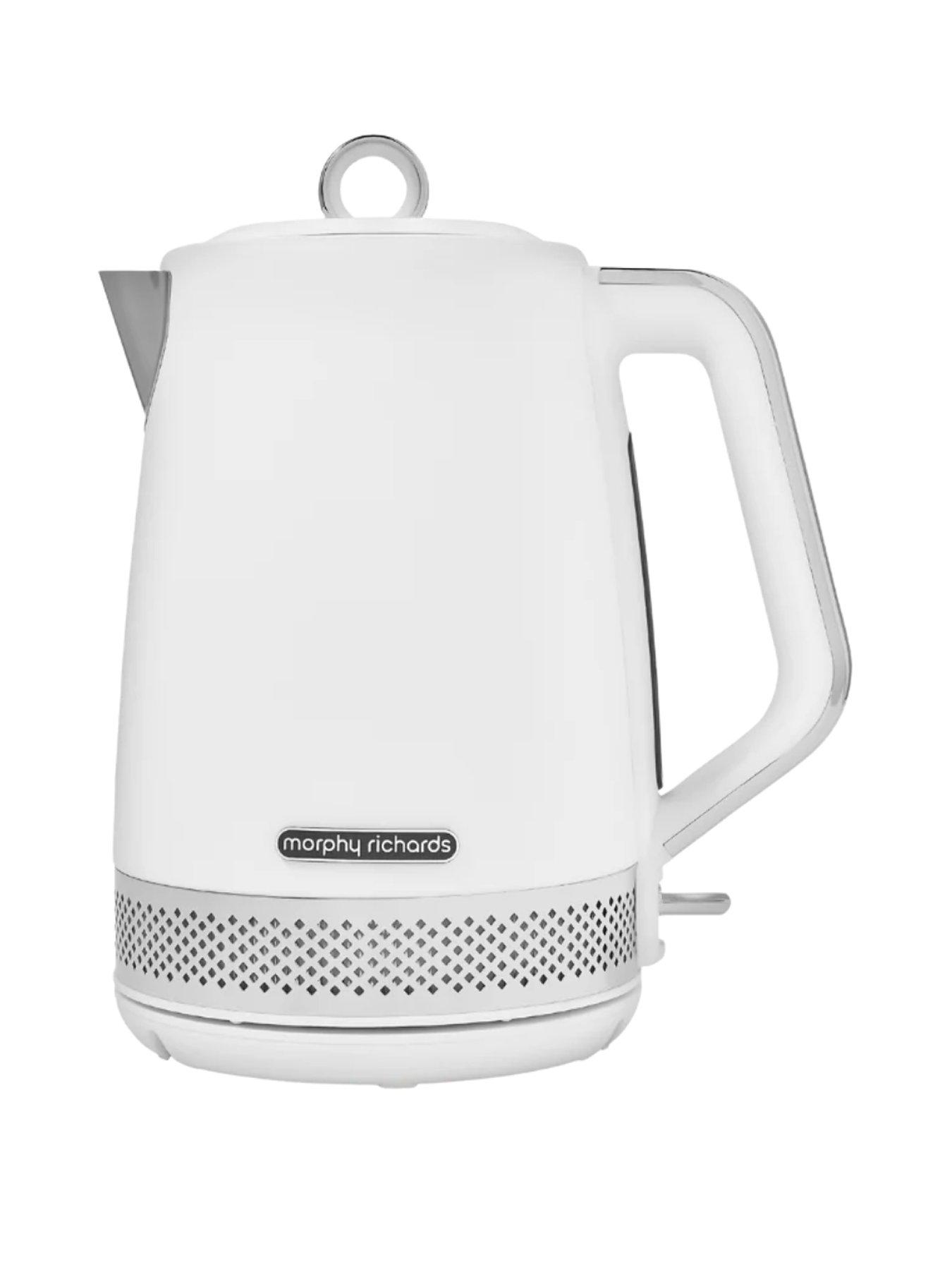 Product photograph of Morphy Richards Illumination 108021 Kettle - White from very.co.uk