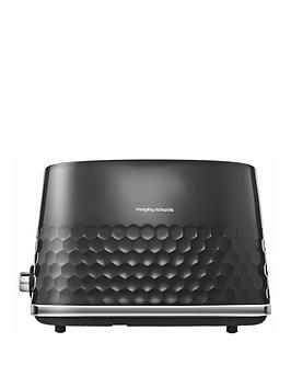 morphy richards hive 220031 2-slice toaster - black