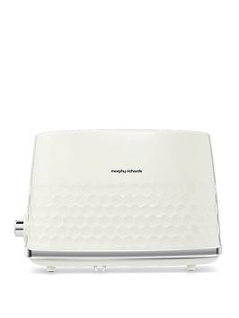 Product photograph of Morphy Richards Hive 220032 2-slice Toaster - Cream from very.co.uk