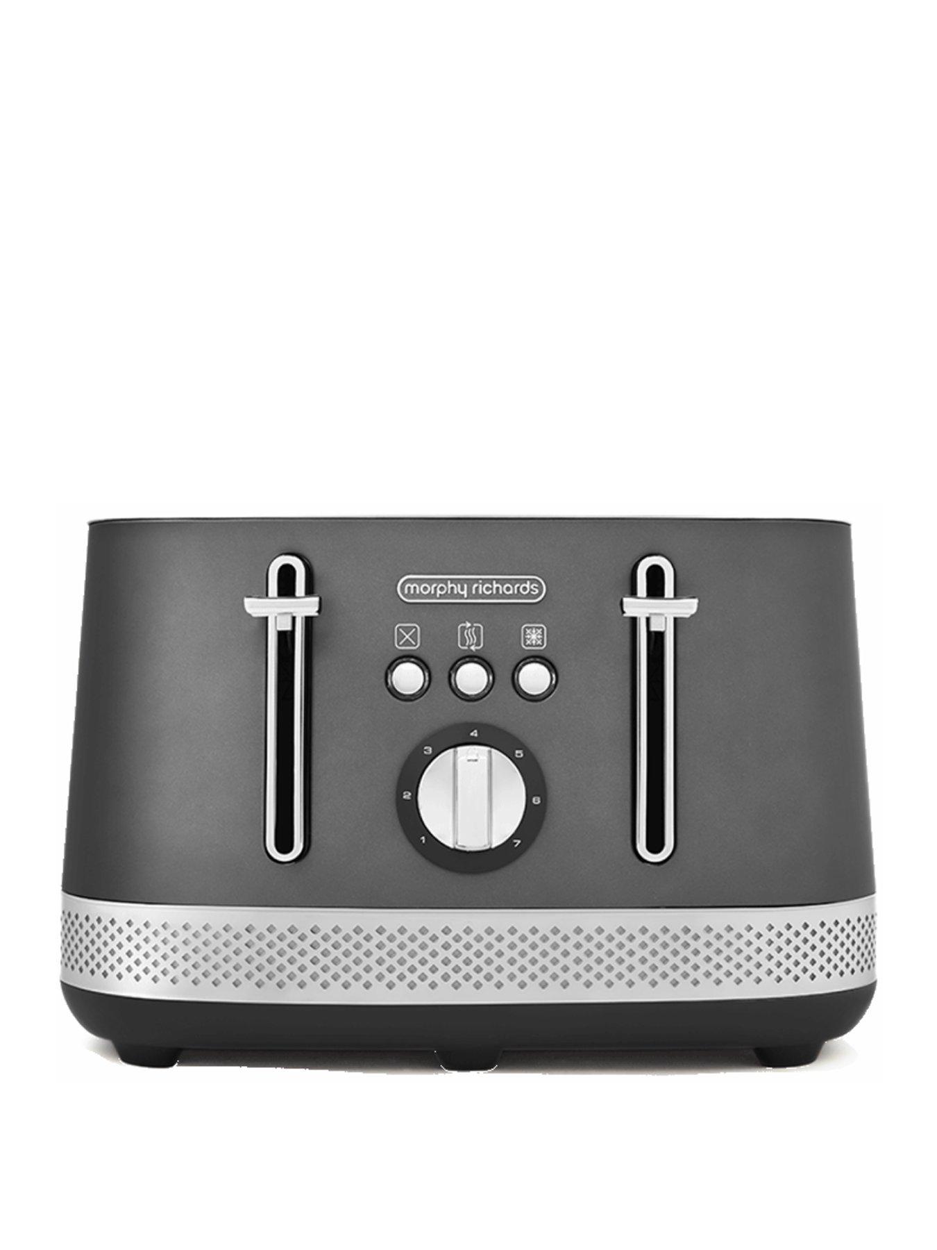Morphy Richards Illumination 248022 4-Slice Toaster - Titanium