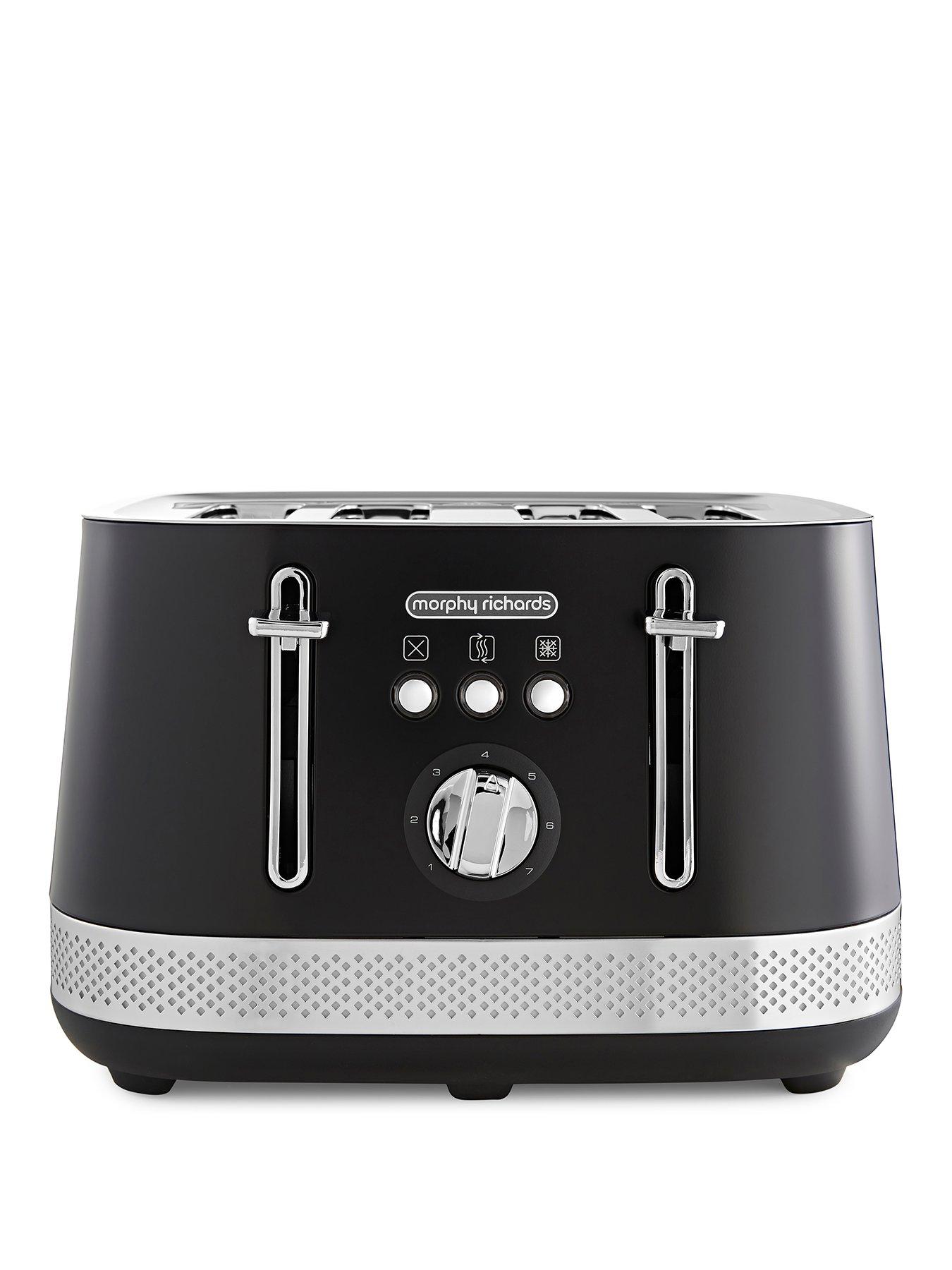 Morphy Richards Illumination 248020 4-Slice Toaster Black Very