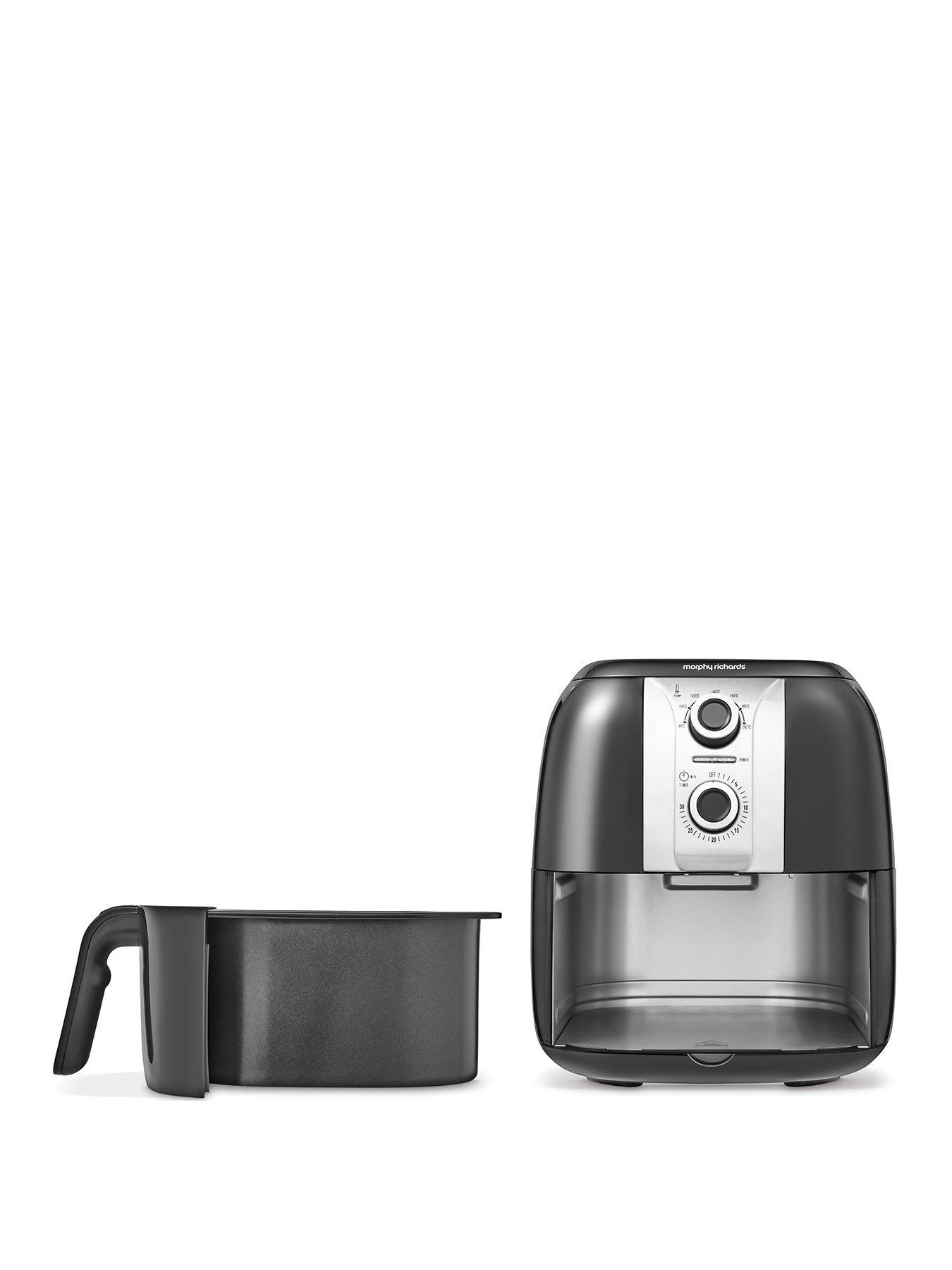 Product photograph of Morphy Richards 480003 Health Air Fryer - Black from very.co.uk