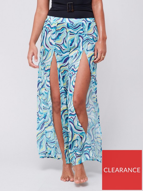 front image of dorina-delmonico-beach-pants-blue