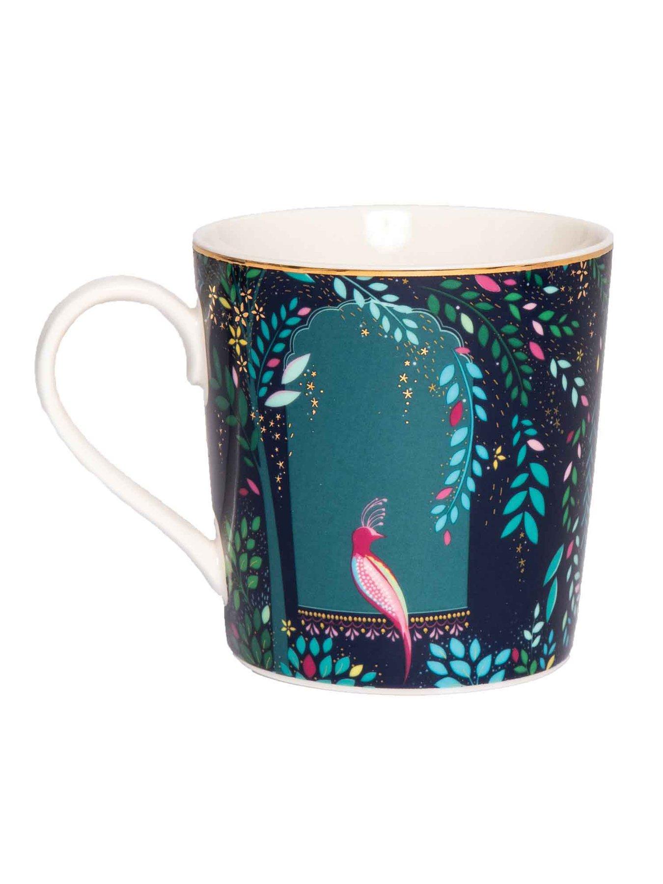 Image 2 of 7 of Sara Miller India Collection Mug &ndash; Giraffe&rsquo;s Courtyard