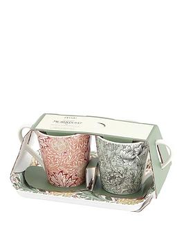 Product photograph of Morris Co Spode Mug And Tray Set from very.co.uk
