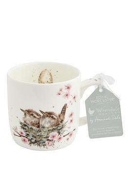 Product photograph of Royal Worcester Wrendale Feather Your Nest Mug from very.co.uk